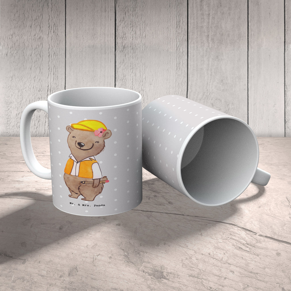 Tasse Bauingenieurin mit Herz Tasse, Kaffeetasse, Teetasse, Becher, Kaffeebecher, Teebecher, Keramiktasse, Porzellantasse, Büro Tasse, Geschenk Tasse, Tasse Sprüche, Tasse Motive, Kaffeetassen, Tasse bedrucken, Designer Tasse, Cappuccino Tassen, Schöne Teetassen, Beruf, Ausbildung, Jubiläum, Abschied, Rente, Kollege, Kollegin, Geschenk, Schenken, Arbeitskollege, Mitarbeiter, Firma, Danke, Dankeschön, Bauingenieurin, Statikerin, Ingeniuerin, Baustelle, Studium