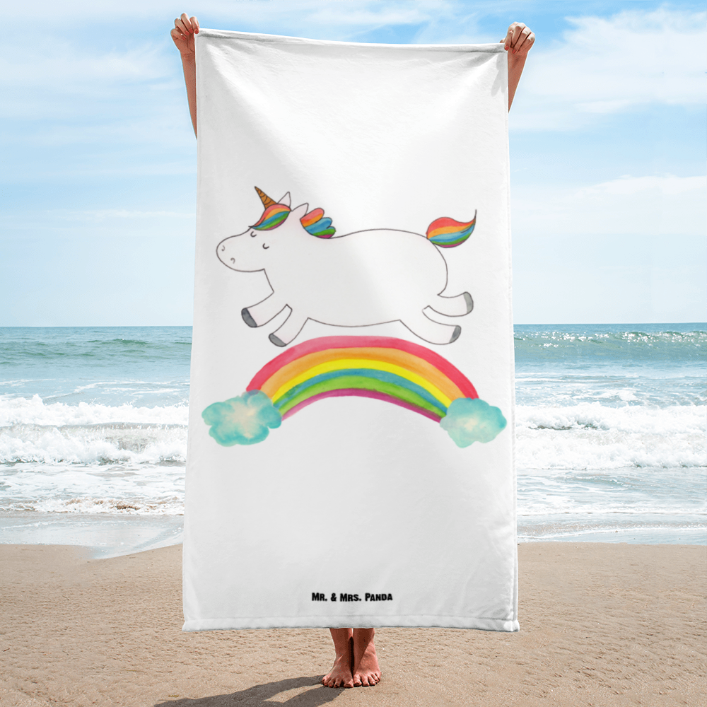 XL Badehandtuch Einhorn Regenbogen Handtuch, Badetuch, Duschtuch, Strandtuch, Saunatuch, Einhorn, Einhörner, Einhorn Deko, Pegasus, Unicorn, Regenbogen, Glitzer, Einhornpower, Erwachsenwerden, Einhornautobahn