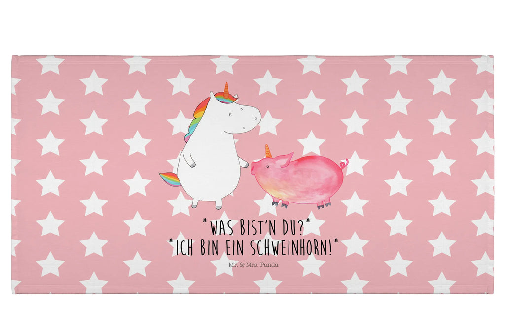 Handtuch Einhorn Schwein Handtuch, Badehandtuch, Badezimmer, Handtücher, groß, Kinder, Baby, Einhorn, Einhörner, Einhorn Deko, Pegasus, Unicorn, Freundschaft, Schweinhorn, Schwein, Freundin, Schweinchen