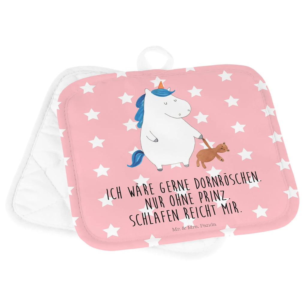 2er Set Topflappen  Einhorn Teddy Topflappen, Topfuntersetzer, Ofenhandschuh, Topflappen Set, Topflappen lustig, Topflappen mit Spruch, Ofenhandschuhe, Topfhandschuhe, Topfhandschuh, Topflappenset, Topflappen 2er Set, Schöne Topflappen, Einhorn, Einhörner, Einhorn Deko, Unicorn, schlafen, gute Nacht, Single, Bett, Träumen, Freundin, Singleleben