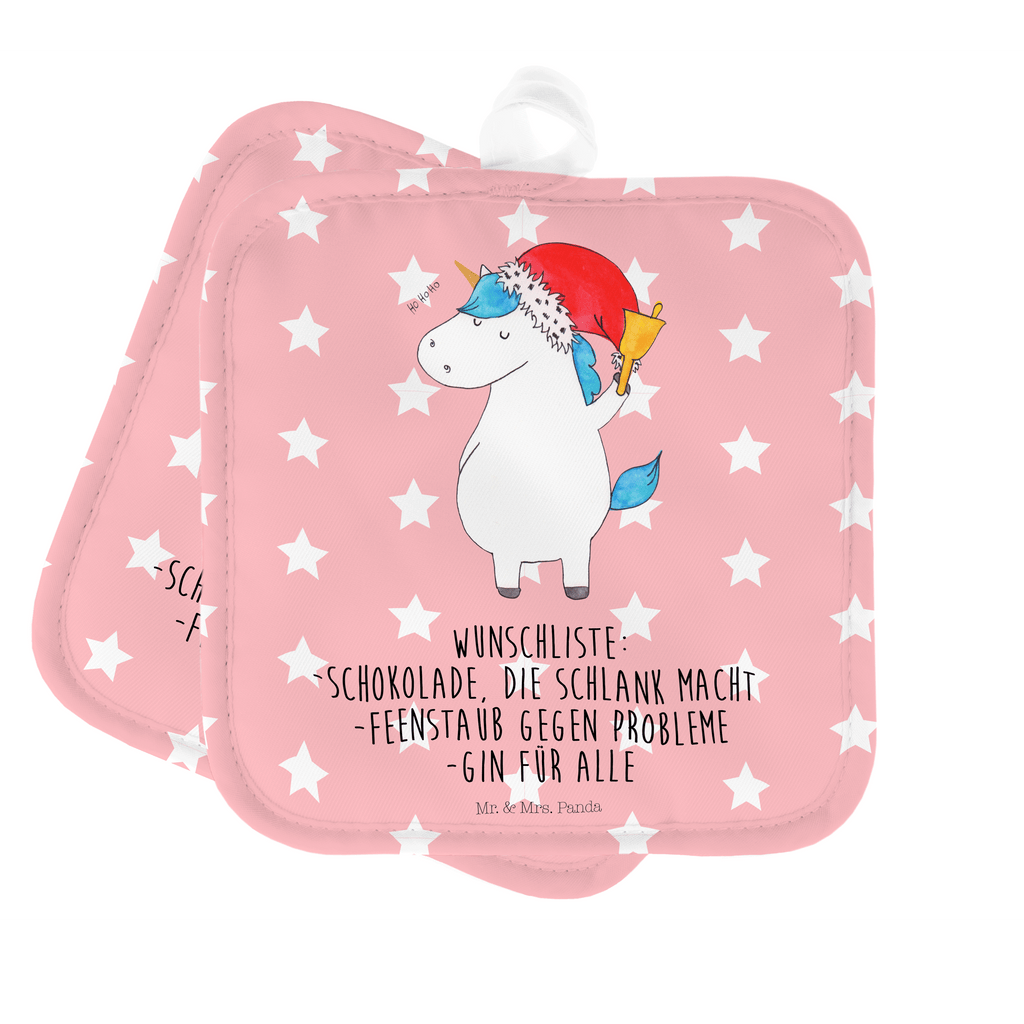 2er Set Topflappen  Einhorn Weihnachtsmann Topflappen, Topfuntersetzer, Ofenhandschuh, Topflappen Set, Topflappen lustig, Topflappen mit Spruch, Ofenhandschuhe, Topfhandschuhe, Topfhandschuh, Topflappenset, Topflappen 2er Set, Schöne Topflappen, Einhorn, Einhörner, Einhorn Deko, Pegasus, Unicorn, Gin, Schokolade, Schoki, Weihnachten, Weihnachtsmann, Nikolaus, Wunschzettel, Wunschliste, Feenstaub