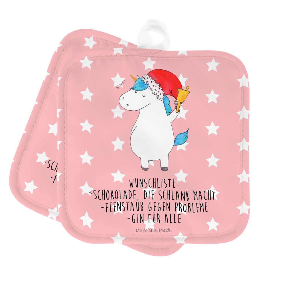 2er Set Topflappen  Einhorn Weihnachtsmann Topflappen, Topfuntersetzer, Ofenhandschuh, Topflappen Set, Topflappen lustig, Topflappen mit Spruch, Ofenhandschuhe, Topfhandschuhe, Topfhandschuh, Topflappenset, Topflappen 2er Set, Schöne Topflappen, Einhorn, Einhörner, Einhorn Deko, Pegasus, Unicorn, Gin, Schokolade, Schoki, Weihnachten, Weihnachtsmann, Nikolaus, Wunschzettel, Wunschliste, Feenstaub