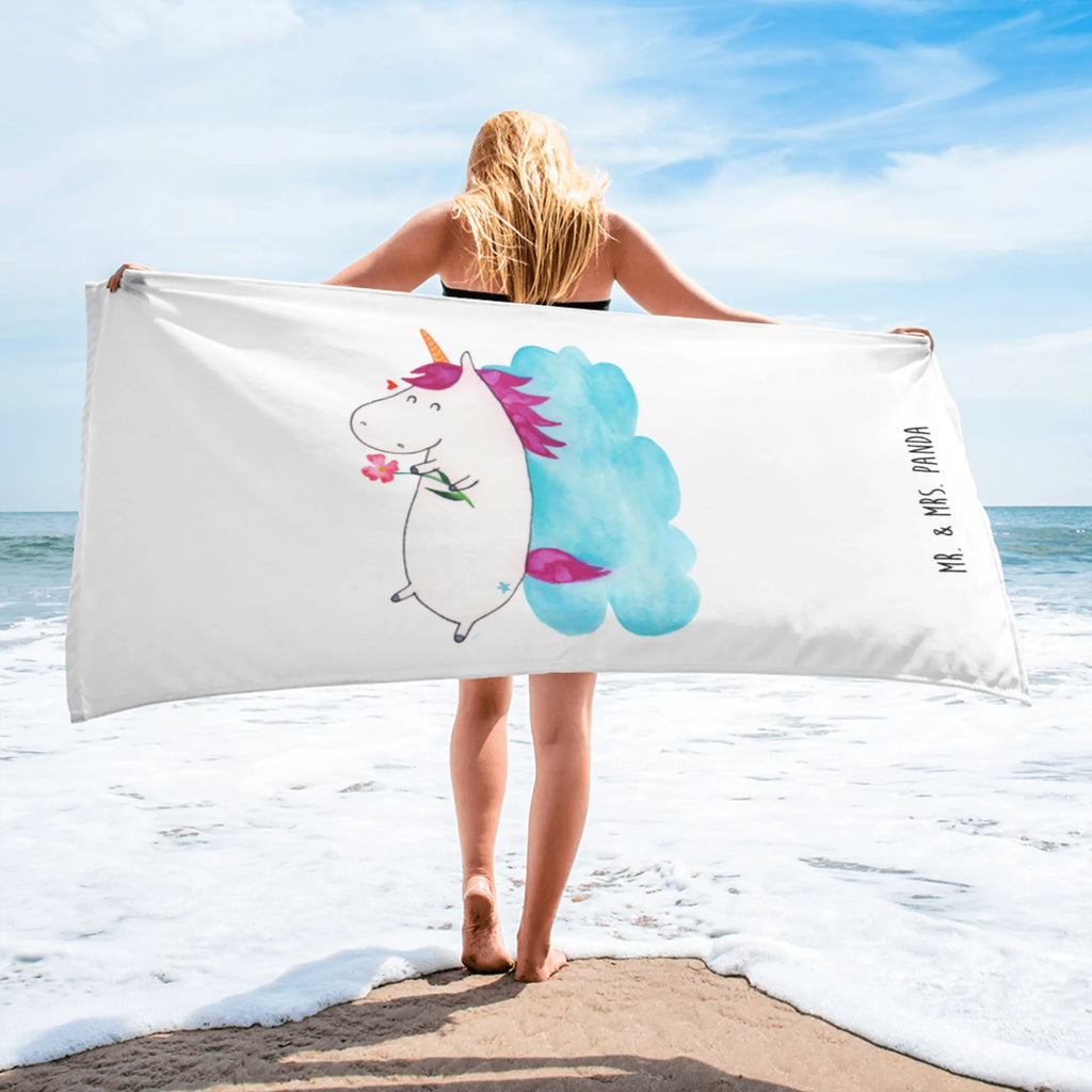 XL Badehandtuch Einhorn Verliebt Handtuch, Badetuch, Duschtuch, Strandtuch, Saunatuch, Einhorn, Einhörner, Einhorn Deko, Pegasus, Unicorn, verliebt, Liebe, Liebesbeweis, Freundin, Wolke