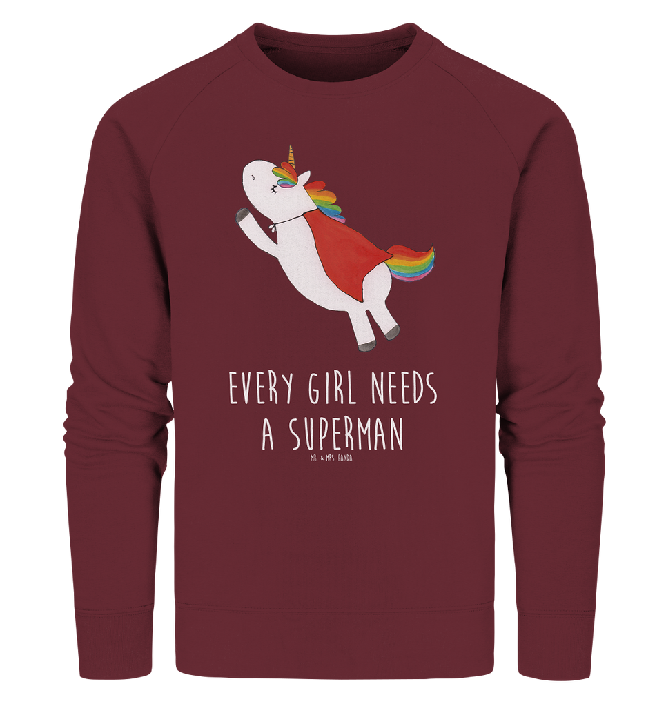 Organic Pullover Einhorn Super Pullover, Pullover Männer, Pullover Frauen, Sweatshirt, Sweatshirt Männer, Sweatshirt Frauen, Unisex, Einhorn, Einhörner, Einhorn Deko, Pegasus, Unicorn, Traummann, Superheld, Held, Freundin, Geschenk, Girl, Mädchen