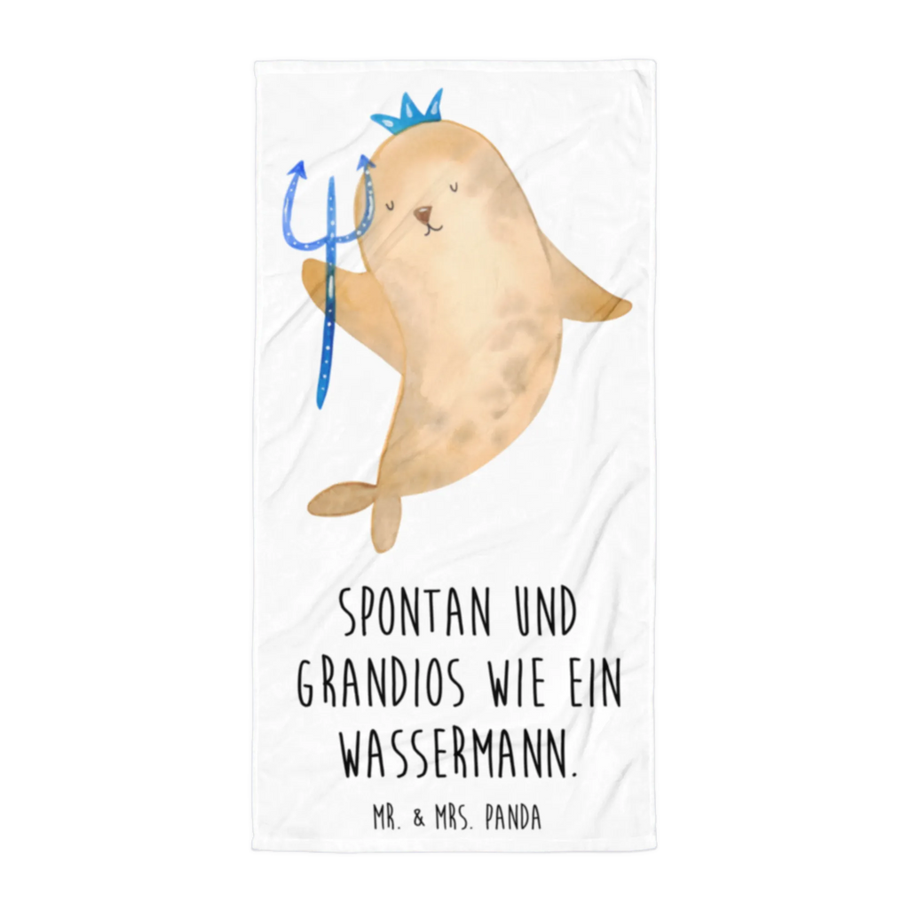 XL Badehandtuch Sternzeichen Wassermann Handtuch, Badetuch, Duschtuch, Strandtuch, Saunatuch, Tierkreiszeichen, Sternzeichen, Horoskop, Astrologie, Aszendent, Meermann, Nix, Wassermann Geschenk, Wassermann Sternzeichen, Geschenk Januar, Geschenk Februar, Geburtstag Januar, Geburtstag Februar, Meer Geschenk