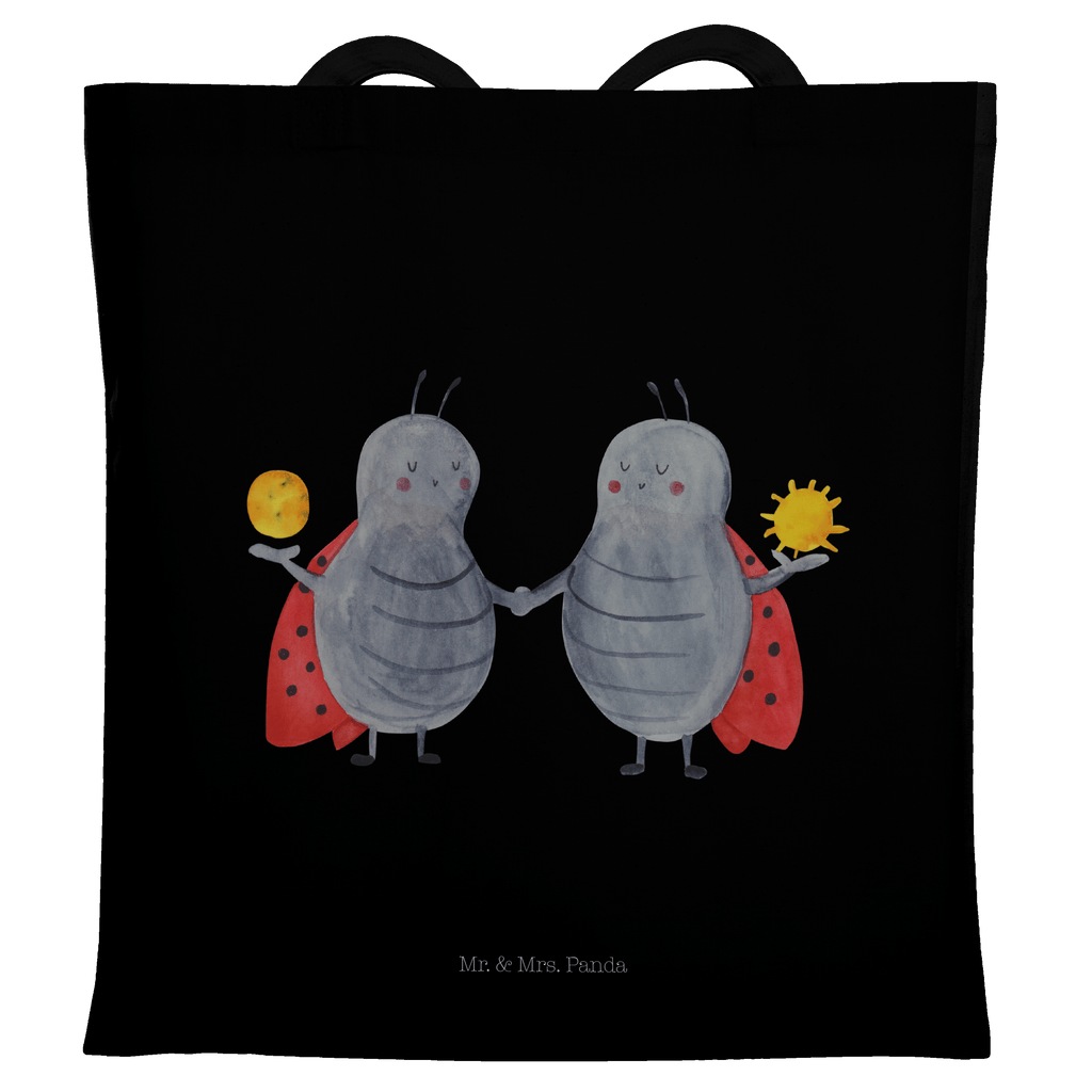 Tragetasche Sternzeichen Zwilling Beuteltasche, Beutel, Einkaufstasche, Jutebeutel, Stoffbeutel, Tasche, Shopper, Umhängetasche, Strandtasche, Schultertasche, Stofftasche, Tragetasche, Badetasche, Jutetasche, Einkaufstüte, Laptoptasche, Tierkreiszeichen, Sternzeichen, Horoskop, Astrologie, Aszendent, Zwillinge, Zwilling Geschenk, Zwilling Sternzeichen, Geburtstag Mai, Geschenk Mai, Geschenk Juni, Marienkäfer, Glückskäfer, Zwillingsbruder, Zwillingsschwester