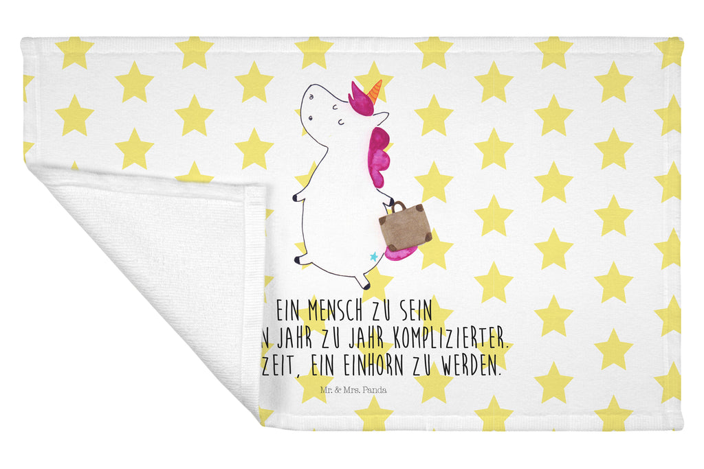 Handtuch Einhorn Koffer Gästetuch, Reisehandtuch, Sport Handtuch, Frottier, Kinder Handtuch, Einhorn, Einhörner, Einhorn Deko, Pegasus, Unicorn, unicorn, Koffer, Verreisen, Reise, Gepäck, Abenteuer, Erwachsen, Kind, albern, Spaß, lustig, witzig