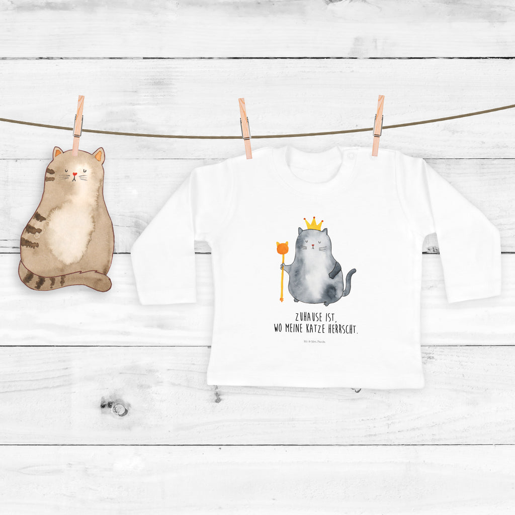 Baby Longsleeve Katzen Koenig Mädchen, Jungen, Baby, Longsleeve, Langarm, Bio, Kleidung, uni, Langarmshirt, Katze, Katzenmotiv, Katzenfan, Katzendeko, Katzenfreund, Katzenliebhaber, Katzenprodukte, Katzenartikel, Katzenaccessoires, Katzensouvenirs, Katzenliebhaberprodukte, Katzenmotive, Katzen, Kater, Mietze, Cat, Cats, Katzenhalter, Katzenbesitzerin, Haustier, König, Königin, Queen, Familie, Mietzhaus, Wohnung, erste eigenen Wohnung, Umzug, Einzug