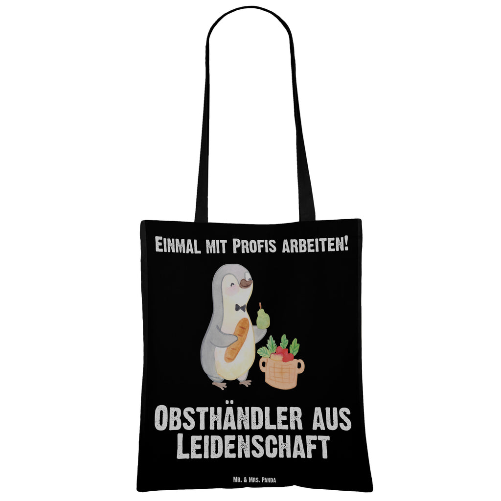 Tragetasche Obsthändler aus Leidenschaft Beuteltasche, Beutel, Einkaufstasche, Jutebeutel, Stoffbeutel, Beruf, Ausbildung, Jubiläum, Abschied, Rente, Kollege, Kollegin, Geschenk, Schenken, Arbeitskollege, Mitarbeiter, Firma, Danke, Dankeschön, Obsthändler, Obstverkäufer, Wochenmarkthändler, Obstbauer, Obst- und Gemüsehändler, Obstplantage