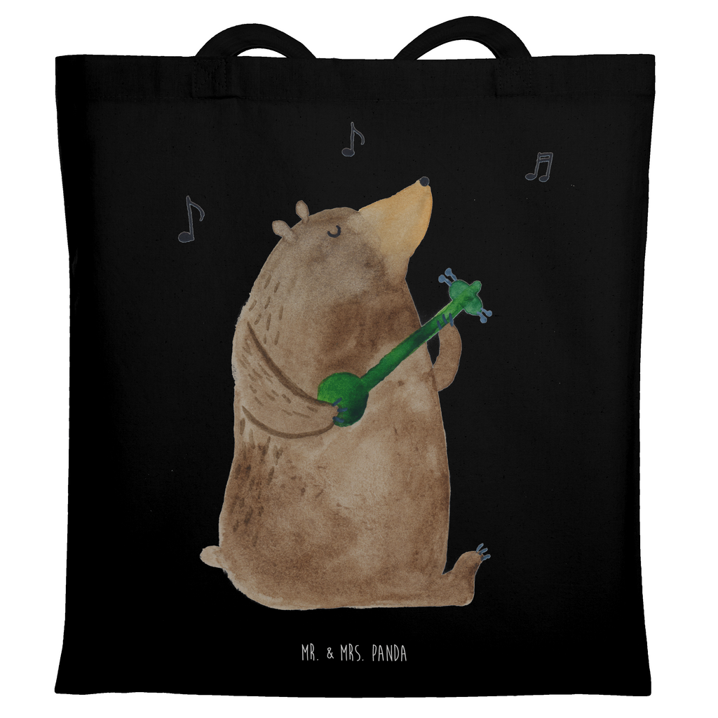 Tragetasche Bär Gitarre Beuteltasche, Beutel, Einkaufstasche, Jutebeutel, Stoffbeutel, Tasche, Shopper, Umhängetasche, Strandtasche, Schultertasche, Stofftasche, Tragetasche, Badetasche, Jutetasche, Einkaufstüte, Laptoptasche, Bär, Teddy, Teddybär