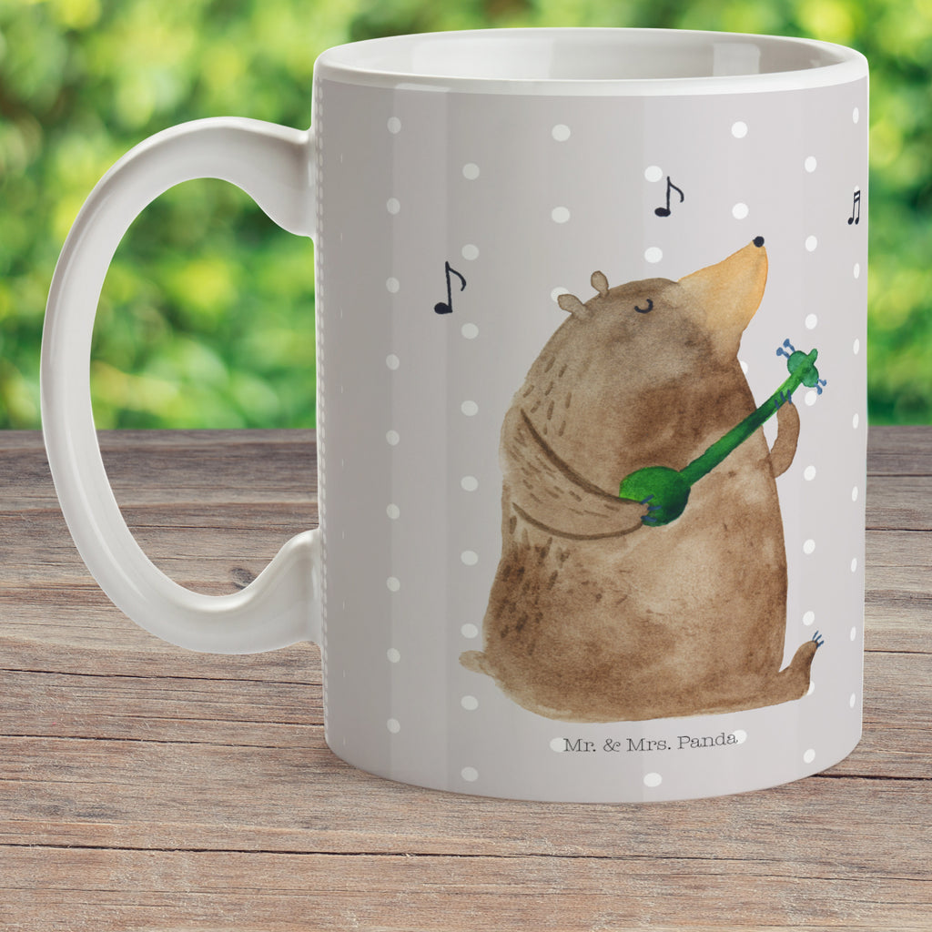 Kindertasse Bär Gitarre Kindertasse, Kinder Tasse, Kunststoff Tasse, Kindergarten Tasse, Trinkbecher, Camping Becher, Kaffeetasse, Kunststoffbecher, Kindergartenbecher, Outdoorgeschirr, Kunststoffgeschirr, Reisebecher, Reisetasse, Kinderbecher, Bruchfeste Tasse, Bruchsichere Tasse, Plastik Tasse, Plastiktasse, Bär, Teddy, Teddybär