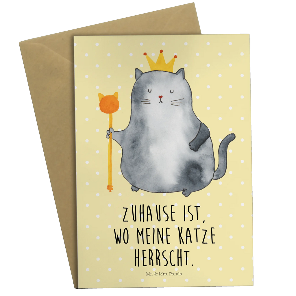 Grußkarte Katze König Grußkarte, Klappkarte, Einladungskarte, Glückwunschkarte, Hochzeitskarte, Geburtstagskarte, Karte, Ansichtskarten, Katze, Katzenmotiv, Katzenfan, Katzendeko, Katzenfreund, Katzenliebhaber, Katzenprodukte, Katzenartikel, Katzenaccessoires, Katzensouvenirs, Katzenliebhaberprodukte, Katzenmotive, Katzen, Kater, Mietze, Cat, Cats, Katzenhalter, Katzenbesitzerin, Haustier, König, Königin, Queen, Familie, Mietzhaus, Wohnung, erste eigenen Wohnung, Umzug, Einzug