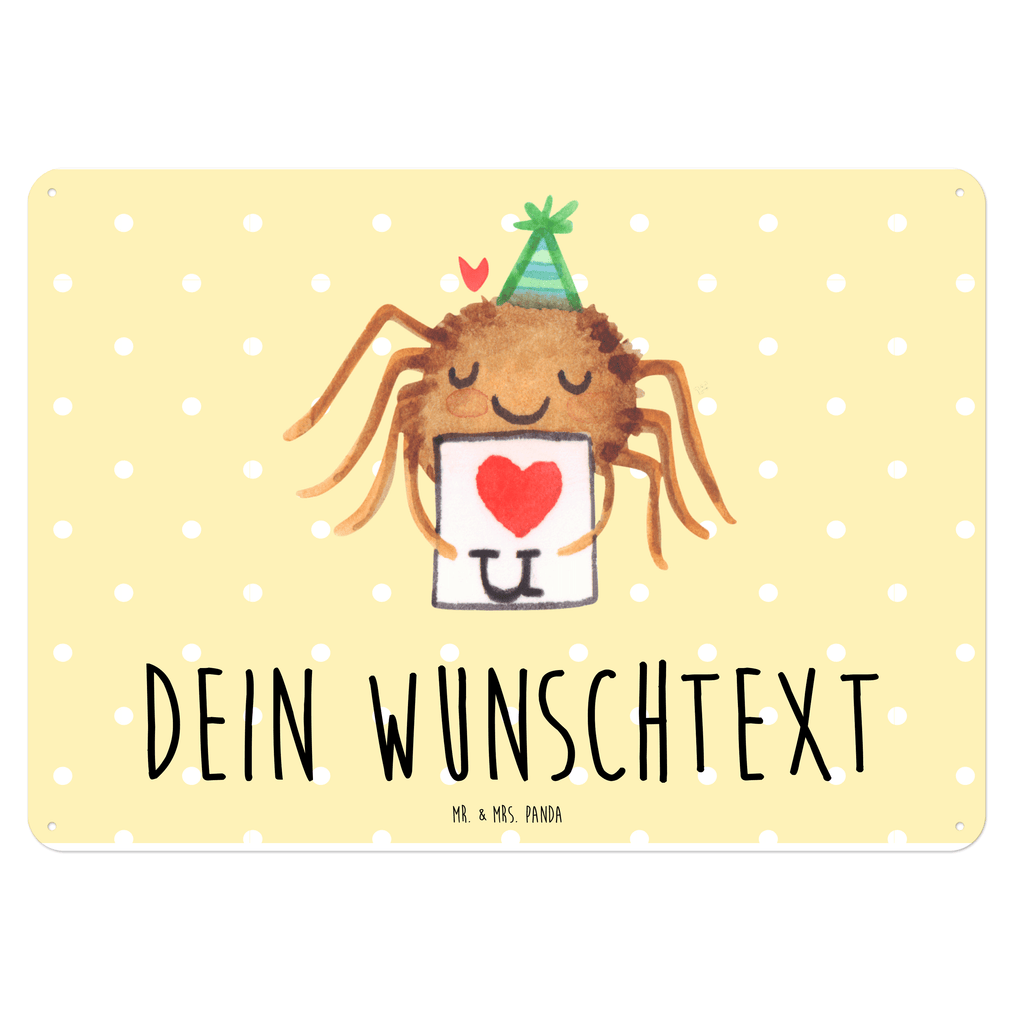 Personalisiertes Blechschild Spinne Agathe Brief Blechschild, Metallschild, Geschenk Schild, Schild, Magnet-Metall-Schild, Deko Schild, Wandschild, Wand-Dekoration, Türschild, Spinne Agathe, Spinne, Agathe, Videos, Merchandise, Liebesbeweis, Ich Liebe dich, Heiratsantrag, Verliebt, Liebespaar, Liebesgeschenk, Treuebeweis, Treuetest