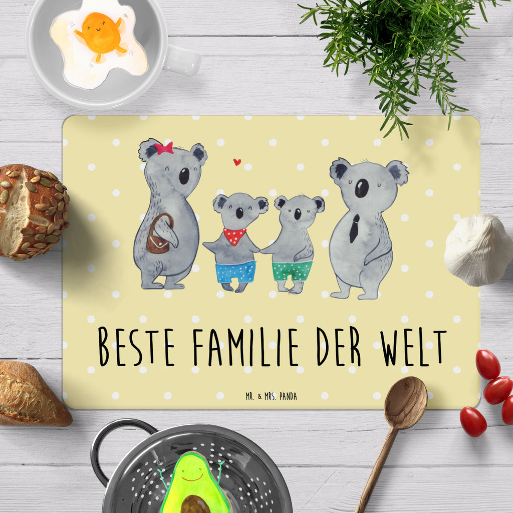 Tischset Koala Familie zwei Tischset, Tischuntersetzer, Platzset, Tischsets abwaschbar, Tischunterlage, Familie, Vatertag, Muttertag, Bruder, Schwester, Mama, Papa, Oma, Opa, Koala, Koalabär, beste Familie, Familienzeit, Familienleben, Koalafamilie, Lieblingsfamilie