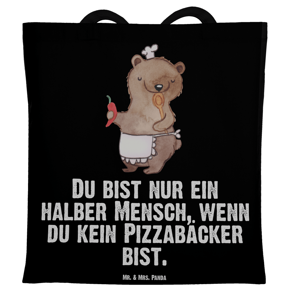 Tragetasche Pizzabäcker mit Herz Beuteltasche, Beutel, Einkaufstasche, Jutebeutel, Stoffbeutel, Tasche, Shopper, Umhängetasche, Strandtasche, Schultertasche, Stofftasche, Tragetasche, Badetasche, Jutetasche, Einkaufstüte, Laptoptasche, Beruf, Ausbildung, Jubiläum, Abschied, Rente, Kollege, Kollegin, Geschenk, Schenken, Arbeitskollege, Mitarbeiter, Firma, Danke, Dankeschön, Lieferdienstmitarbeiter, Pizzabäcker, Pizzabote, Pizzabringdienst, Lieferbringdienst