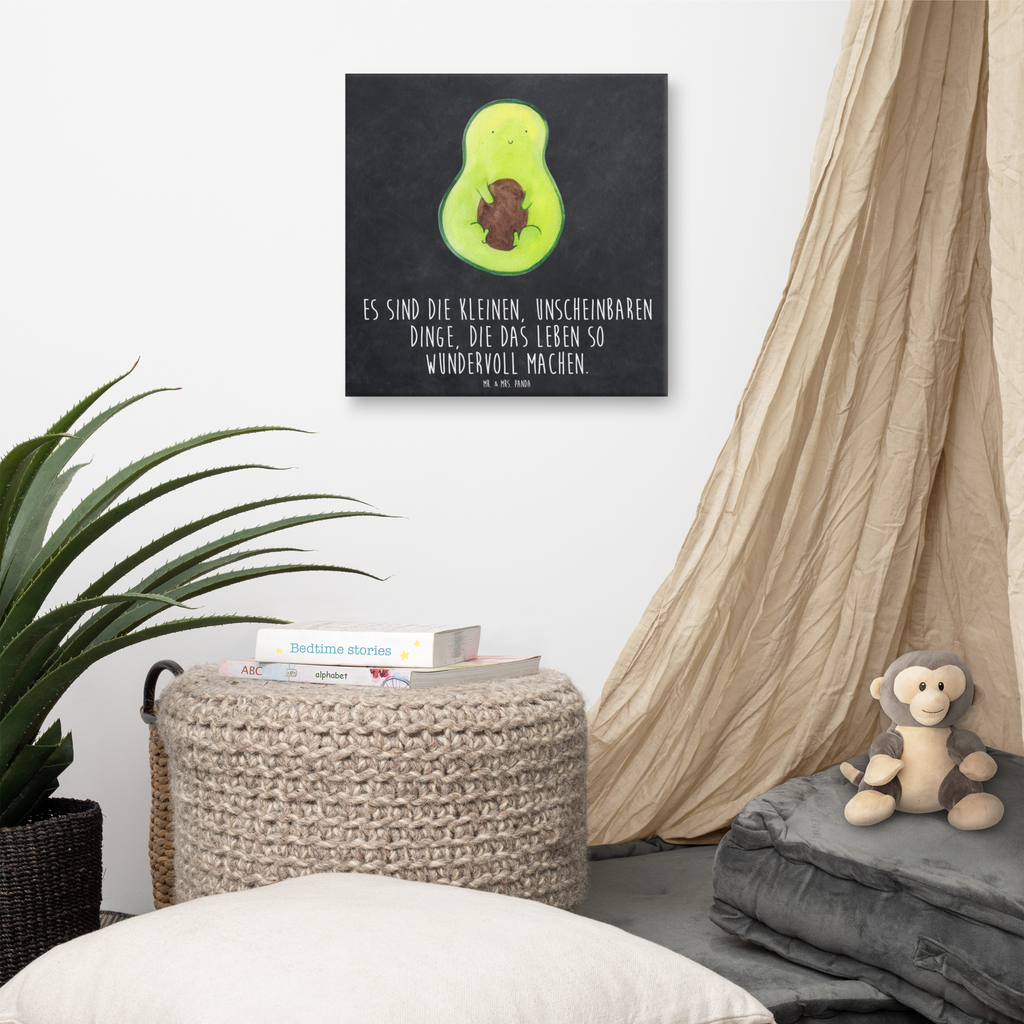 Leinwand Bild Avocado Kern Leinwand, Bild, Kunstdruck, Wanddeko, Dekoration, Avocado, Veggie, Vegan, Gesund, Avokado, Avocadokern, Kern, Pflanze, Spruch Leben