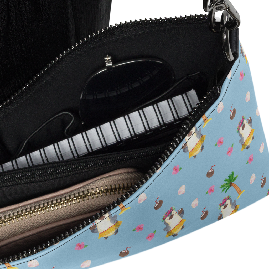 Handtasche Pinguin Kokosnuss Muster Handtasche, Umhängetasche, Henkeltasche, Taschen, Damentasche, Handtaschen Damen, Handtasche Damen, Umhängetasche Damen, Shopper Tasche, Kleine Umhängetasche, Abendtasche, Damen Umhängetasche, Kleine Handtasche Damen, Pinguin, Aloha, Hawaii, Urlaub, Kokosnuss, Pinguine