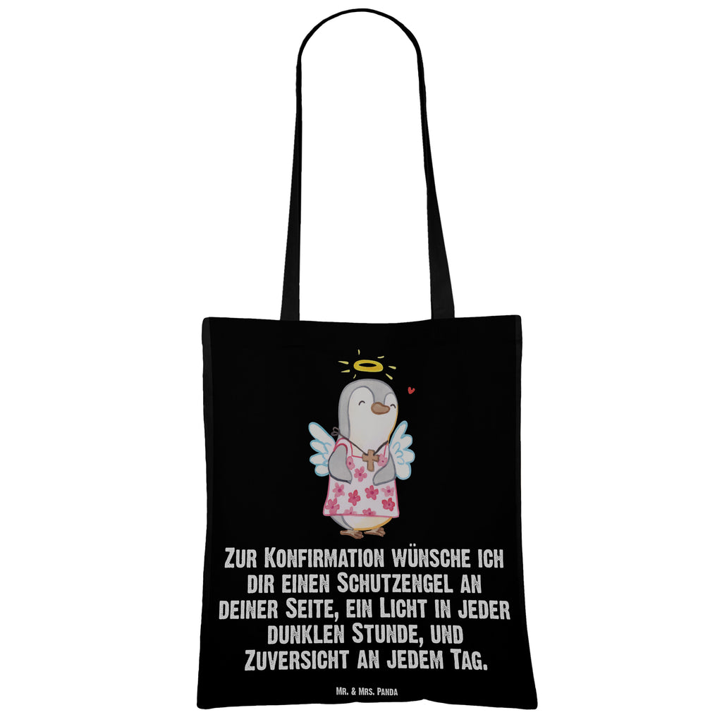 Tragetasche Pinguin Konfirmation Beuteltasche, Beutel, Einkaufstasche, Jutebeutel, Stoffbeutel, Konfirmation, Kommunion, Jugendweihe, Konfirmation Geschenk, Schutzengel, Zuversicht, Vertrauen