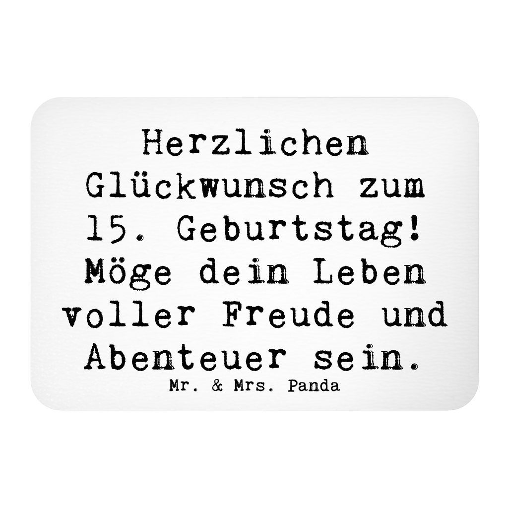 Magnet Spruch 15. Geburtstag Glückwünsche Kühlschrankmagnet, Pinnwandmagnet, Souvenir Magnet, Motivmagnete, Dekomagnet, Whiteboard Magnet, Notiz Magnet, Kühlschrank Dekoration, Geburtstag, Geburtstagsgeschenk, Geschenk