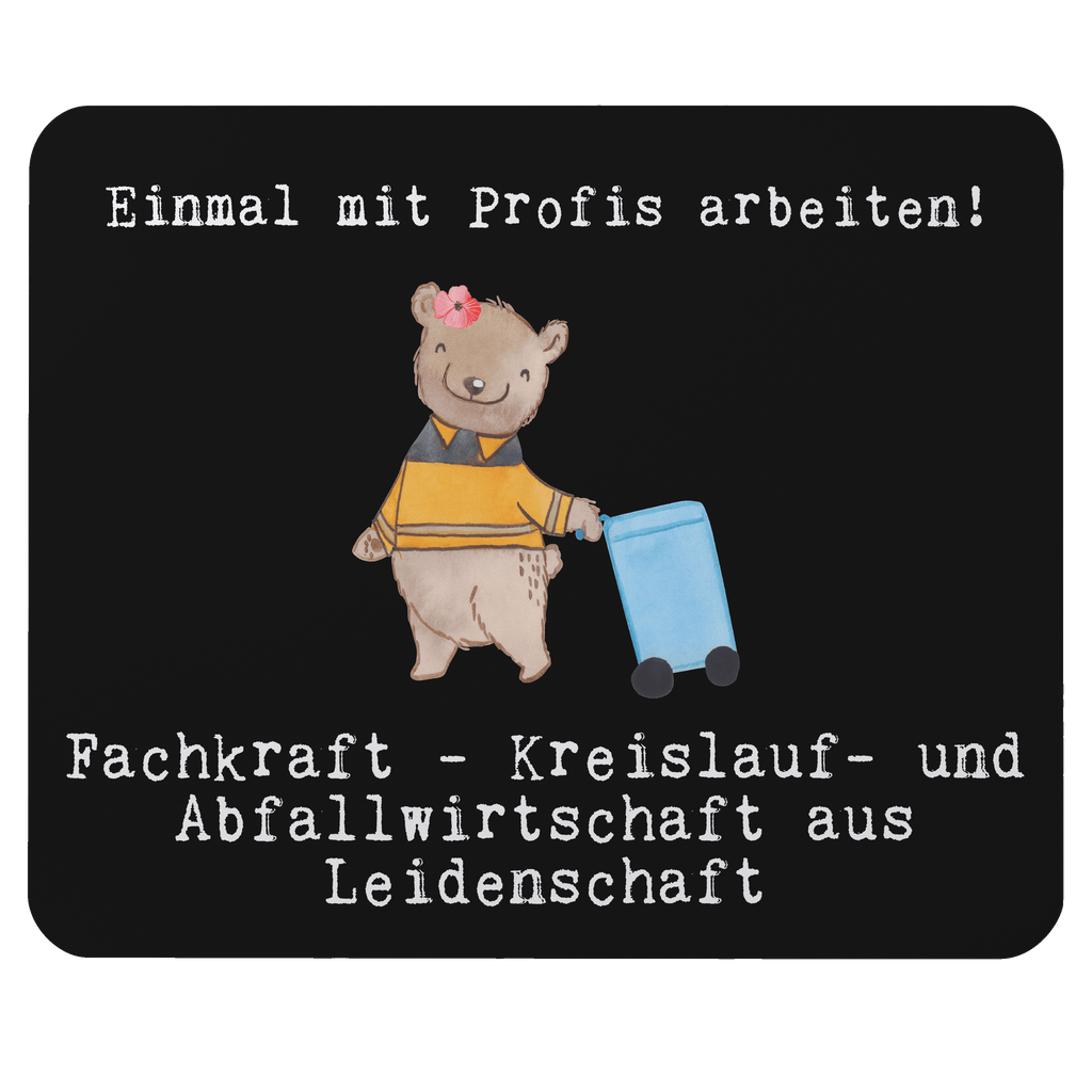 Mauspad Fachkraft - Kreislauf- und Abfallwirtschaft aus Leidenschaft Mousepad, Computer zubehör, Büroausstattung, PC Zubehör, Arbeitszimmer, Mauspad, Einzigartiges Mauspad, Designer Mauspad, Mausunterlage, Mauspad Büro, Beruf, Ausbildung, Jubiläum, Abschied, Rente, Kollege, Kollegin, Geschenk, Schenken, Arbeitskollege, Mitarbeiter, Firma, Danke, Dankeschön, Müllwerker, Fachkraft Kreislauf- und Abfallwirtschaft, Müllentsorger, Kehrichtmann, Müllmann, Müllfahrer