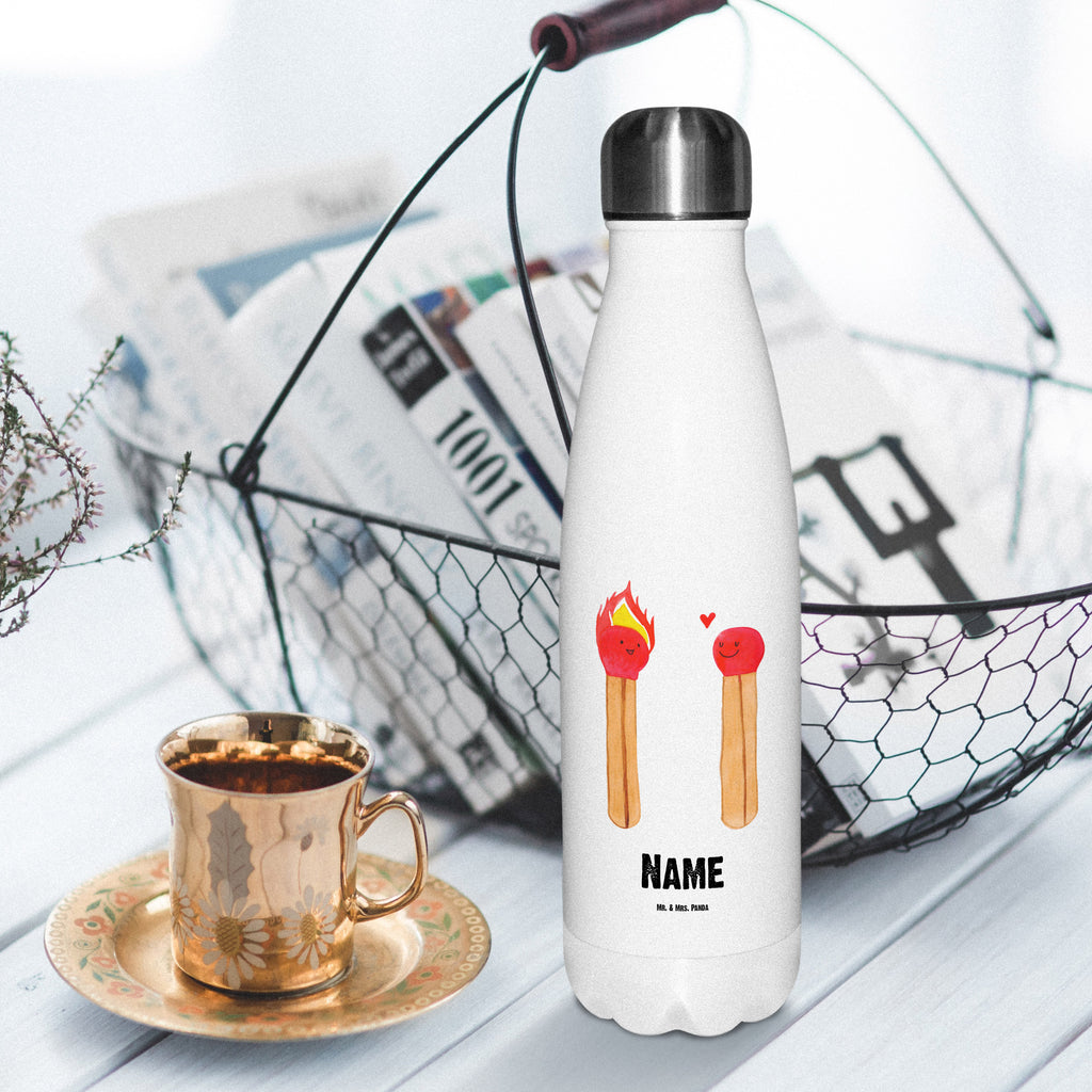 Personalisierte Thermosflasche Streichhölzer Personalisierte Isolierflasche, Personalisierte Thermoflasche, Personalisierte Trinkflasche, Trinkflasche Mit Namen, Wunschname, Bedrucken, Namensflasche, Liebe, Partner, Freund, Freundin, Ehemann, Ehefrau, Heiraten, Verlobung, Heiratsantrag, Liebesgeschenk, Jahrestag, Hocheitstag, Streichhölzer