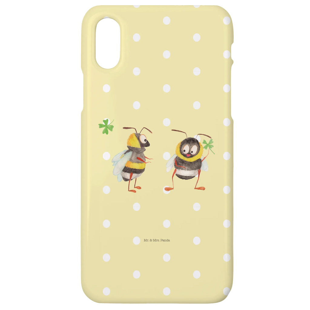 Handyhülle Hummeln Kleeblatt Handyhülle, Handycover, Cover, Handy, Hülle, Iphone 10, Iphone X, Tiermotive, Gute Laune, lustige Sprüche, Tiere, Hummel, Biene, Spruch positiv, Biene Deko, Spruch schön, glücklich sein, glücklich werden, Spruch fröhlich