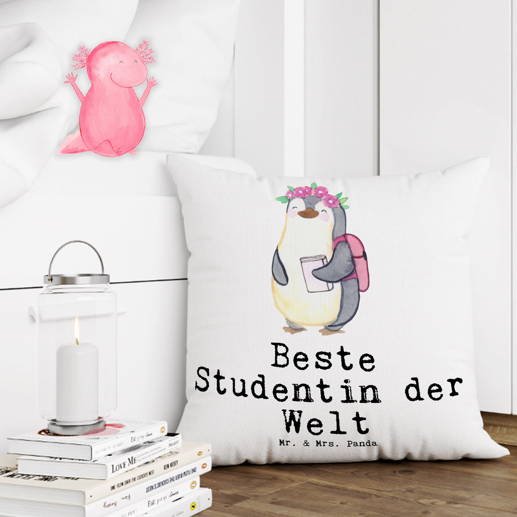 40x40 Kissen Pinguin Beste Studentin der Welt Kissenhülle, Kopfkissen, Sofakissen, Dekokissen, Motivkissen, sofakissen, sitzkissen, Kissen, Kissenbezüge, Kissenbezug 40x40, Kissen 40x40, Kissenhülle 40x40, Zierkissen, Couchkissen, Dekokissen Sofa, Sofakissen 40x40, Dekokissen 40x40, Kopfkissen 40x40, Kissen 40x40 Waschbar, für, Dankeschön, Geschenk, Schenken, Geburtstag, Geburtstagsgeschenk, Geschenkidee, Danke, Bedanken, Mitbringsel, Freude machen, Geschenktipp, Studentin, Studium, Tochter, Spaß, Musterschülerin, lustig, Studienabschluss, witzig, Universität, Abschluss, Alumni, Uni, Studenten, Hochschule