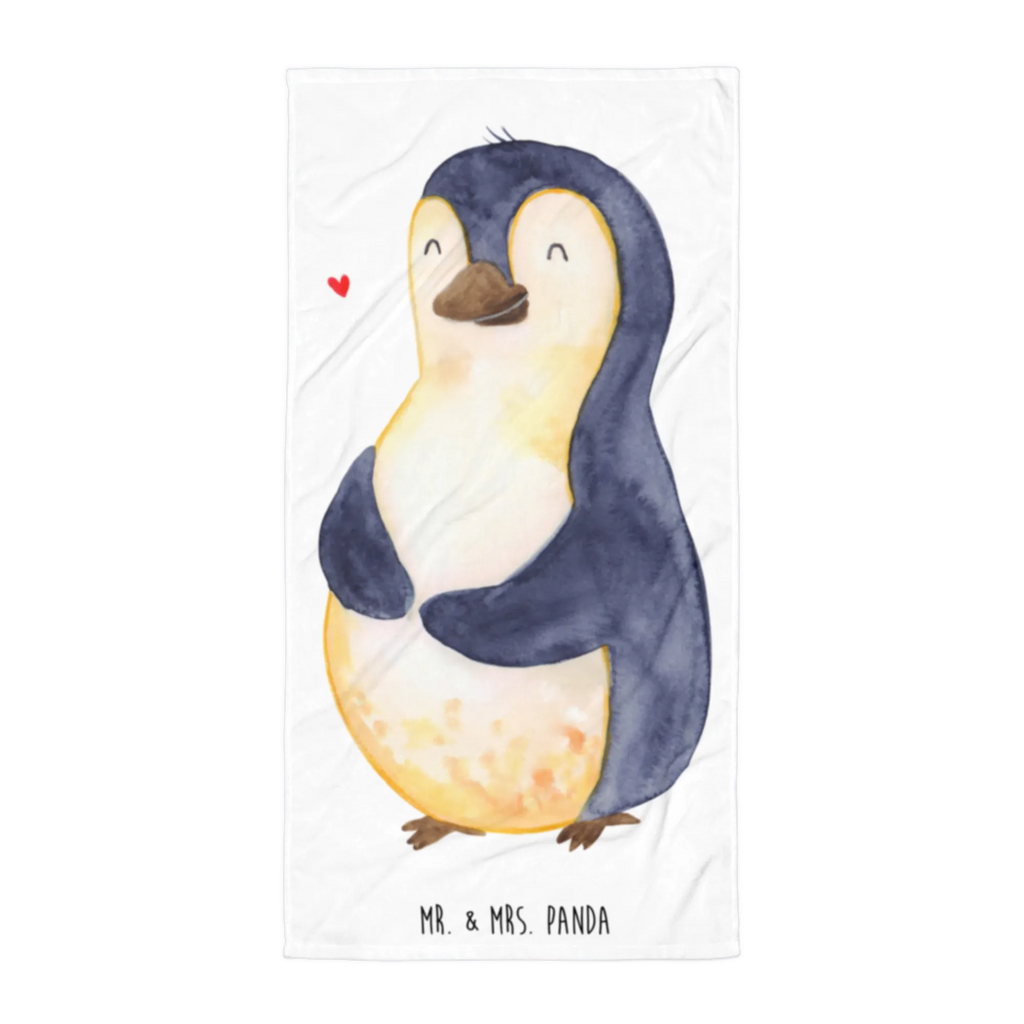 XL Badehandtuch Pinguin Diät Handtuch, Badetuch, Duschtuch, Strandtuch, Saunatuch, Pinguin, Pinguine, Diät, Abnehmen, Abspecken, Gewicht, Motivation, Selbstliebe, Körperliebe, Selbstrespekt