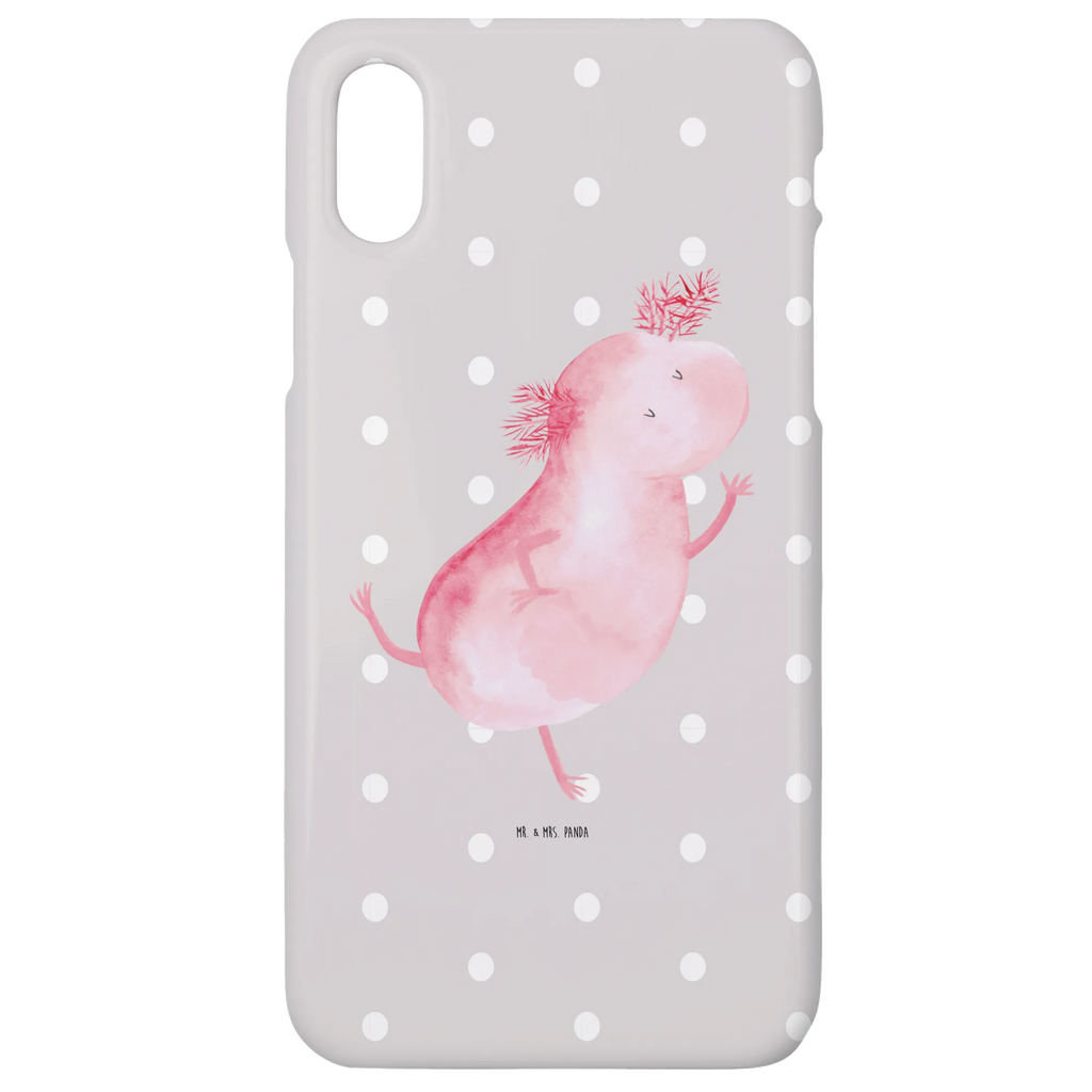 Handyhülle Axolotl Tanzen Handyhülle, Handycover, Cover, Handy, Hülle, Iphone 10, Iphone X, Axolotl, Molch, Axolot, Schwanzlurch, Lurch, Lurche, Dachschaden, Sterne, verrückt, Freundin, beste Freundin