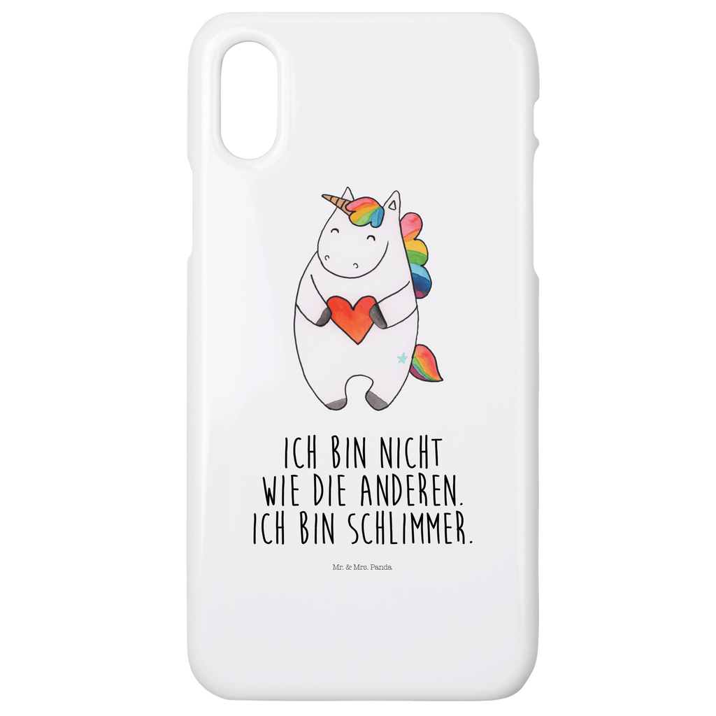 Handyhülle Einhorn Herz Handyhülle, Handycover, Cover, Handy, Hülle, Samsung Galaxy S8 plus, Einhorn, Einhörner, Einhorn Deko, Pegasus, Unicorn, Herz, schlimm, böse, witzig, lustig, Freundin, anders, bunt