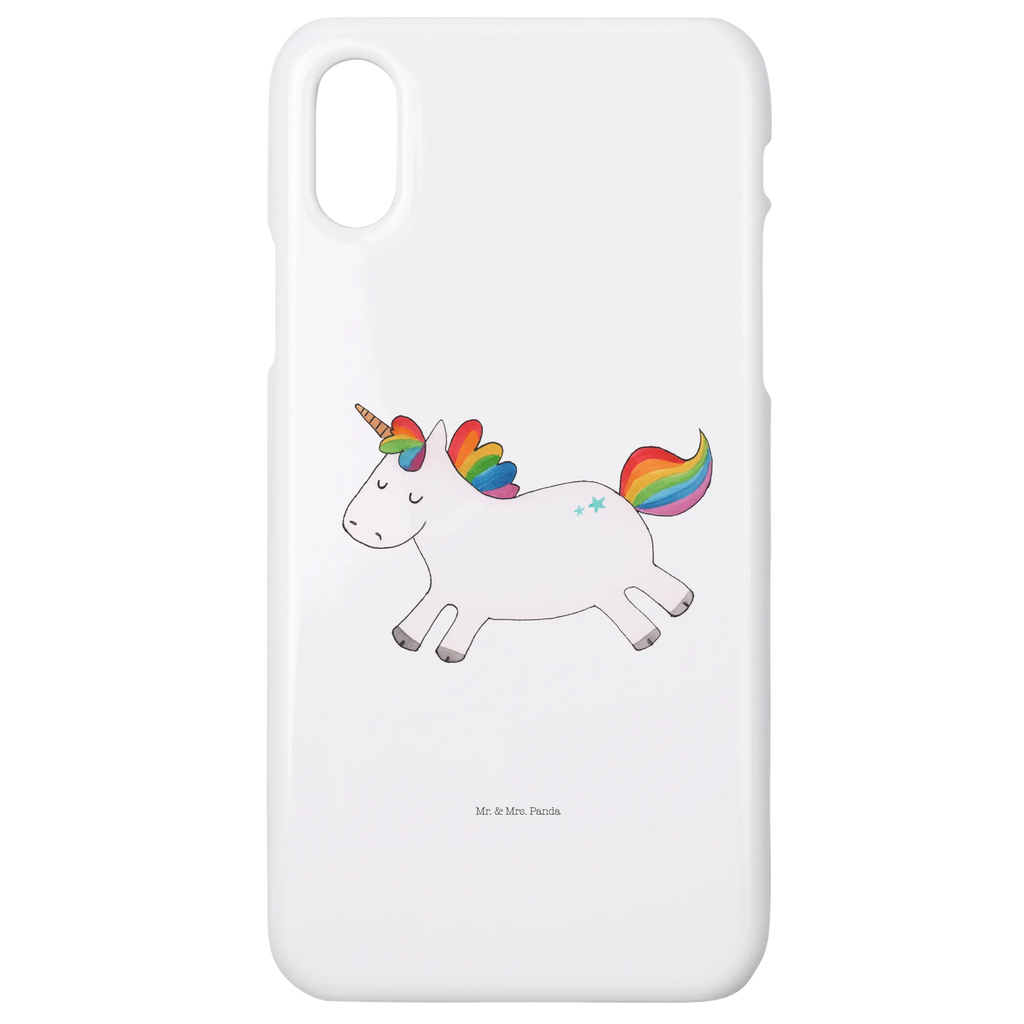 Handyhülle Einhorn Happy Handyhülle, Handycover, Cover, Handy, Hülle, Iphone 10, Iphone X, Einhorn, Einhörner, Einhorn Deko, Pegasus, Unicorn, glücklich, fröhlich, Spaß, Freude, Lebensfreude, witzig, spannend, Lächeln, Lachen