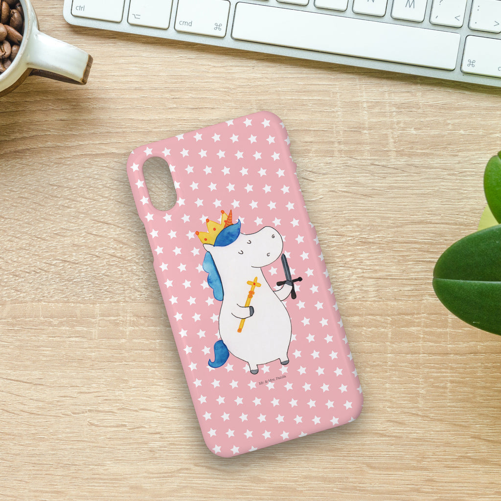 Handyhülle Einhorn König mit Schwert Handyhülle, Handycover, Cover, Handy, Hülle, Iphone 10, Iphone X, Einhorn, Einhörner, Einhorn Deko, Pegasus, Unicorn, König, Ritter, Mittelalter