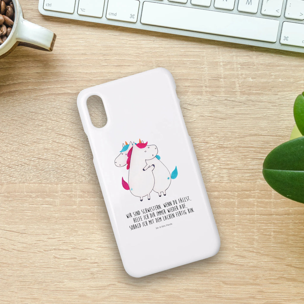 Handyhülle Einhörner Umarmen Handyhülle, Handycover, Cover, Handy, Hülle, Iphone 10, Iphone X, Einhorn, Einhörner, Einhorn Deko, Unicorn, Freundinnen, Freundin, BFF, Schwester, Schwestern, Familie, Geschwister, Sister, Liebe