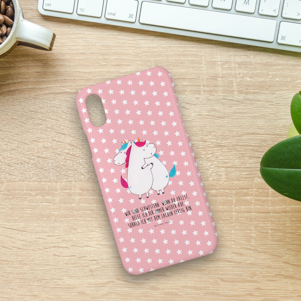 Handyhülle Einhörner Umarmen Handyhülle, Handycover, Cover, Handy, Hülle, Iphone 10, Iphone X, Einhorn, Einhörner, Einhorn Deko, Pegasus, Unicorn, Freundinnen, Freundin, BFF, Schwester, Schwestern, Familie, Geschwister, Sister, Liebe