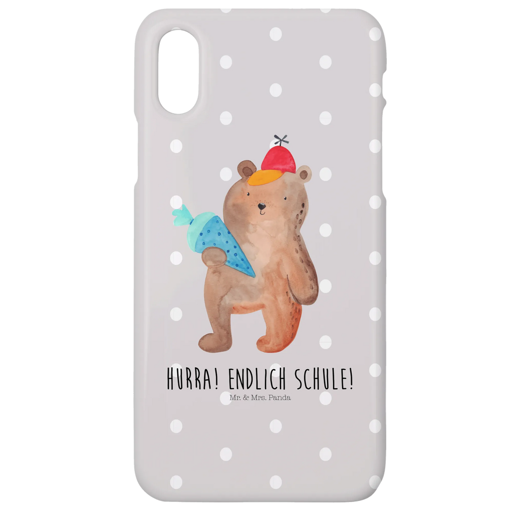 Handyhülle Bär Schultüte Handyhülle, Handycover, Cover, Handy, Hülle, Iphone 10, Iphone X, Bär, Teddy, Teddybär, Bär Motiv, Schultüte, Erster Schultag Geschenk, Einschulung Geschenk, Schule Geschenk, Grundschule, Schulanfang, Schulbeginn