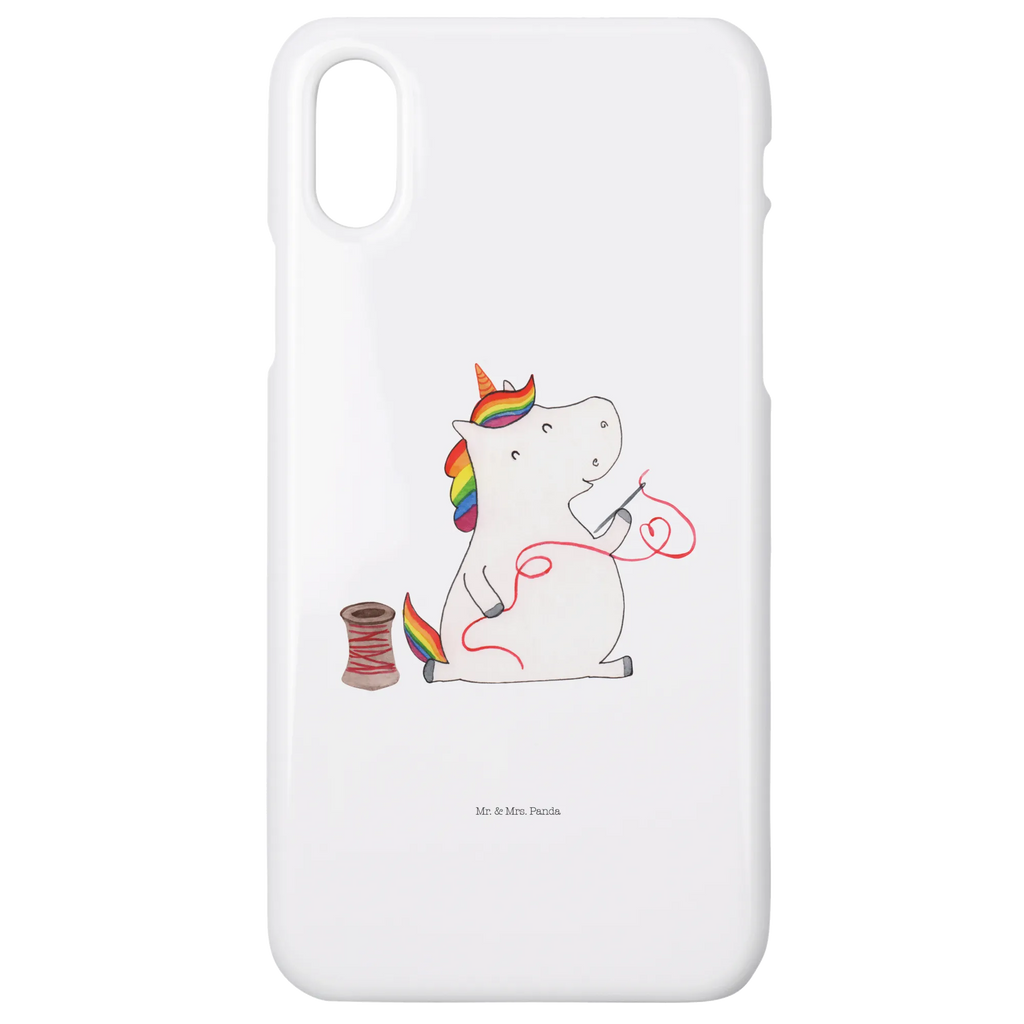 Handyhülle Einhorn Näherin Handyhülle, Handycover, Cover, Handy, Hülle, Iphone 10, Iphone X, Einhorn, Einhörner, Einhorn Deko, Unicorn, Näherin, nähen, Mädchen, Freundin, Häkeln, Stricken, basteln, Nähzimmer