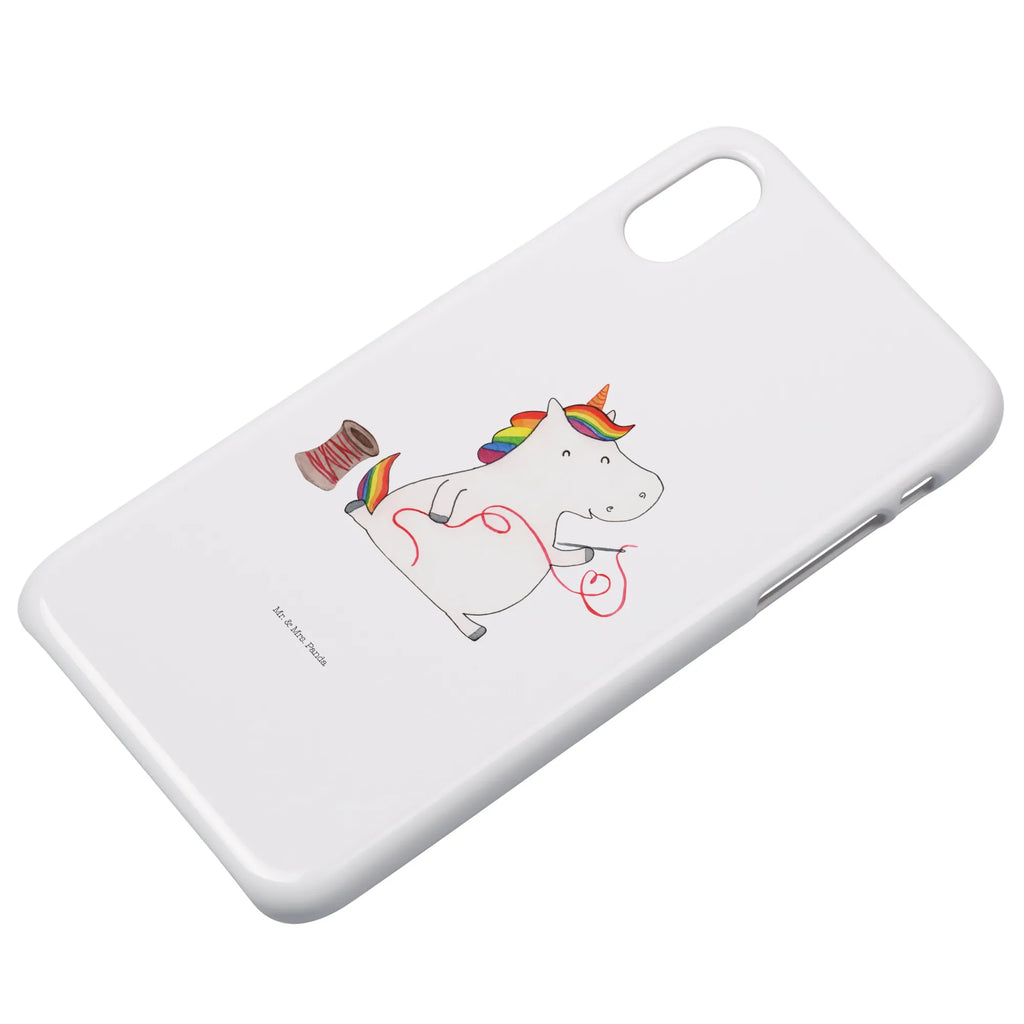 Handyhülle Einhorn Näherin Handyhülle, Handycover, Cover, Handy, Hülle, Iphone 10, Iphone X, Einhorn, Einhörner, Einhorn Deko, Pegasus, Unicorn, Näherin, nähen, Mädchen, Freundin, Häkeln, Stricken, basteln, Nähzimmer