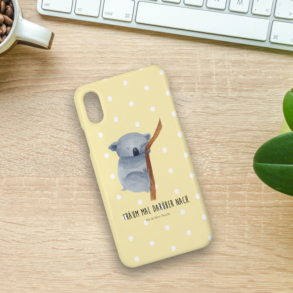 Handyhülle Koalabär Handyhülle, Handycover, Cover, Handy, Hülle, Iphone 10, Iphone X, Tiermotive, Gute Laune, lustige Sprüche, Tiere, Koala, träumen, Traum, schlafen, Schlafzimmer, Traumland, Bär, Koalabär