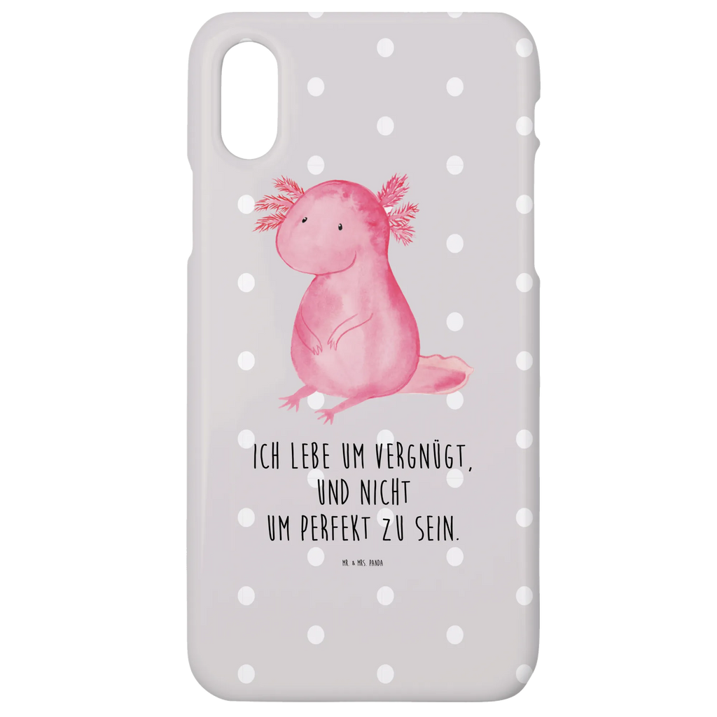 Handyhülle Axolotl null Handyhülle, Handycover, Cover, Handy, Hülle, Iphone 10, Iphone X, Axolotl, Molch, Axolot, vergnügt, fröhlich, zufrieden, Lebensstil, Weisheit, Lebensweisheit, Liebe, Freundin