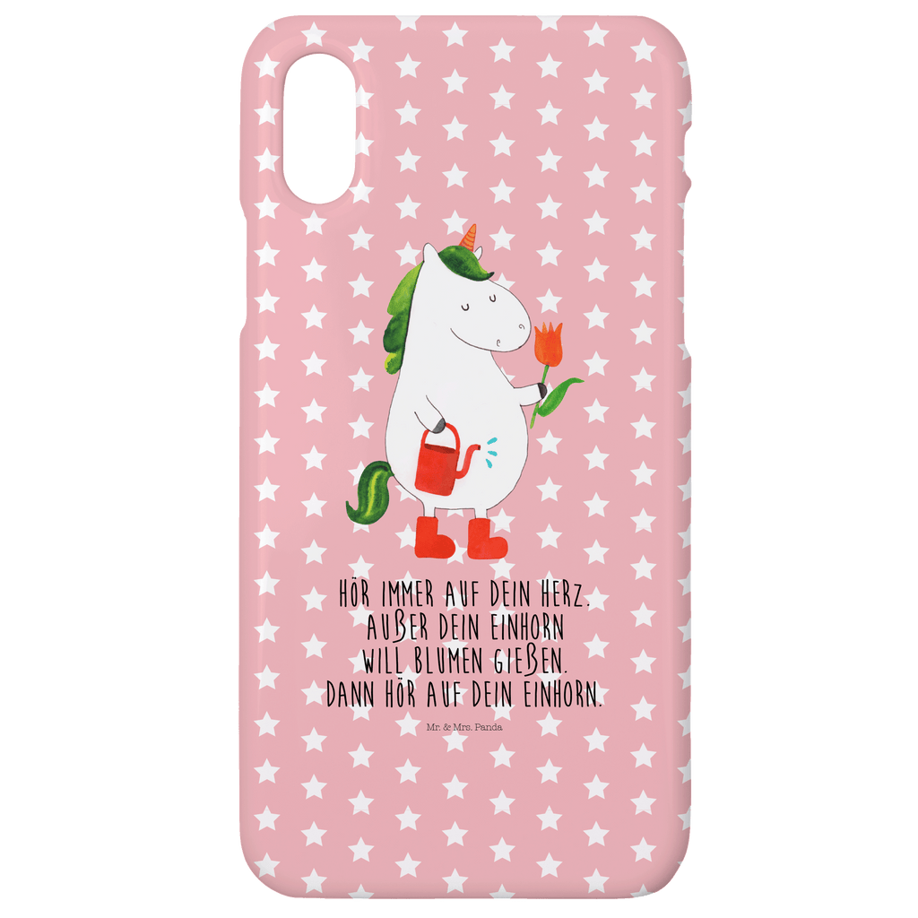 Handyhülle Einhorn Gärtner Handyhülle, Handycover, Cover, Handy, Hülle, Iphone 10, Iphone X, Einhorn, Einhörner, Einhorn Deko, Pegasus, Unicorn, Luftballon, Gießkanne, Giesskanne, Lebenslust, Freude, Blume, Freundin, Garten, Stiefel