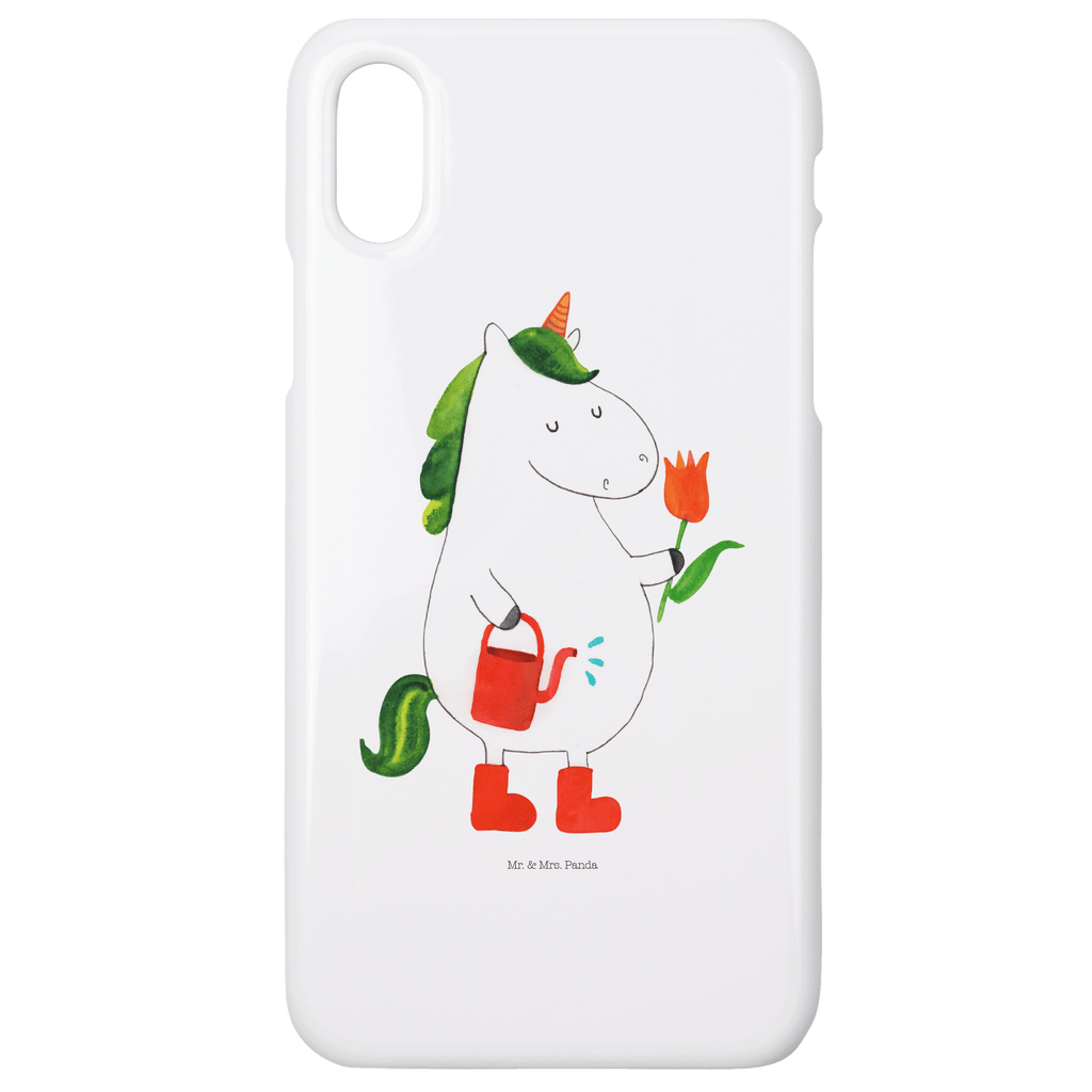 Handyhülle Einhorn Gärtner Handyhülle, Handycover, Cover, Handy, Hülle, Iphone 10, Iphone X, Einhorn, Einhörner, Einhorn Deko, Pegasus, Unicorn, Luftballon, Gießkanne, Giesskanne, Lebenslust, Freude, Blume, Freundin, Garten, Stiefel