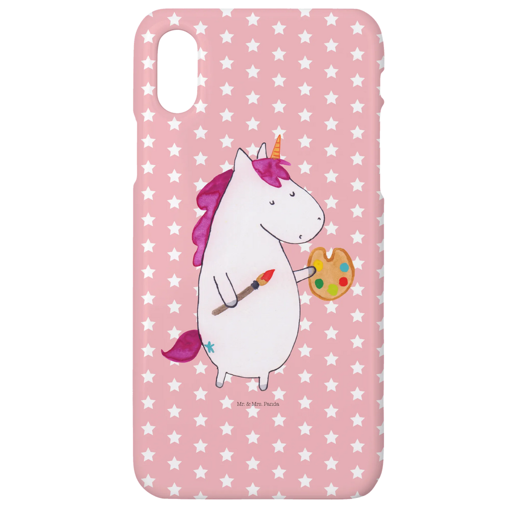 Handyhülle Einhorn Künstler Handyhülle, Handycover, Cover, Handy, Hülle, Iphone 10, Iphone X, Einhorn, Einhörner, Einhorn Deko, Pegasus, Unicorn, Englisch, Künstler, Artist, Malen, Zeichnen, Welt, Farbe, Stift, Pinsel, Geschenk, Maler