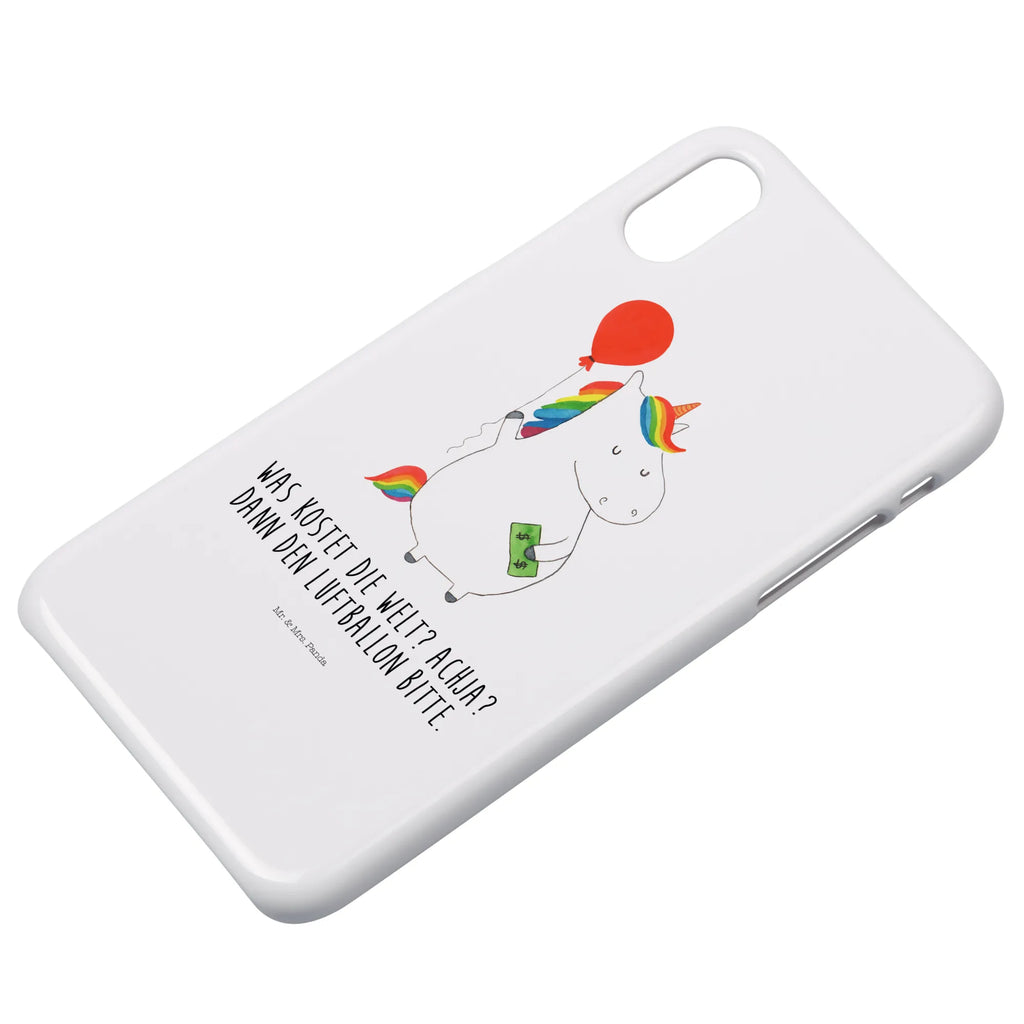 Handyhülle Einhorn Luftballon Handyhülle, Handycover, Cover, Handy, Hülle, Iphone 10, Iphone X, Einhorn, Einhörner, Einhorn Deko, Pegasus, Unicorn, Luftballon, Geld, Lebenslust, Freude, Geschenk, Freundin