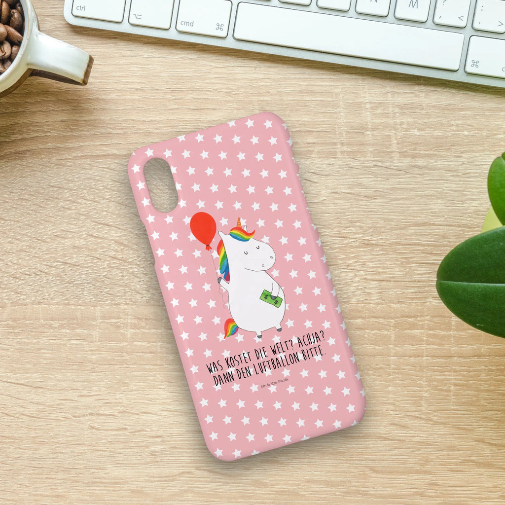 Handyhülle Einhorn Luftballon Handyhülle, Handycover, Cover, Handy, Hülle, Iphone 10, Iphone X, Einhorn, Einhörner, Einhorn Deko, Pegasus, Unicorn, Luftballon, Geld, Lebenslust, Freude, Geschenk, Freundin