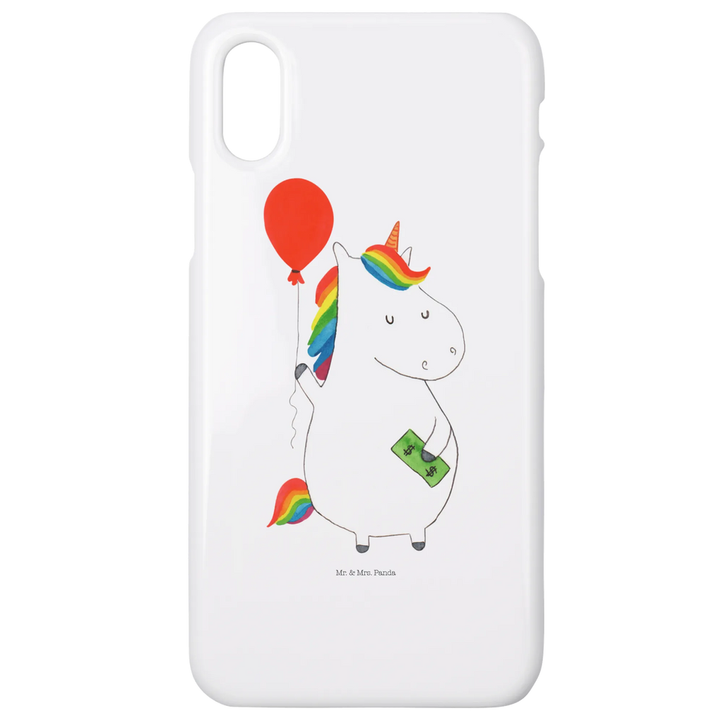 Handyhülle Einhorn Luftballon Handyhülle, Handycover, Cover, Handy, Hülle, Iphone 10, Iphone X, Einhorn, Einhörner, Einhorn Deko, Pegasus, Unicorn, Luftballon, Geld, Lebenslust, Freude, Geschenk, Freundin