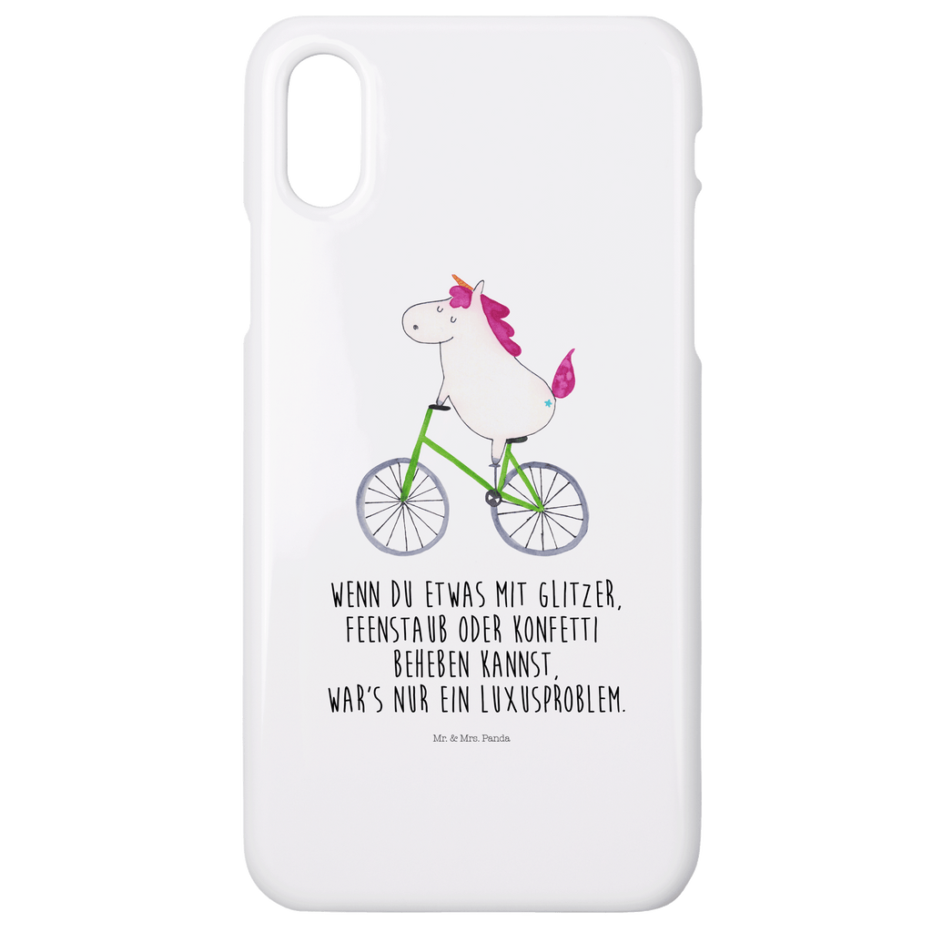 Handyhülle Einhorn Radfahrer Handyhülle, Handycover, Cover, Handy, Hülle, Iphone 10, Iphone X, Einhorn, Einhörner, Einhorn Deko, Pegasus, Unicorn, Radfahren, Radfahrer, Rad, Bike, Feenstaub, Konfetti, Luxusproblem, Kummer, Liebeskummer