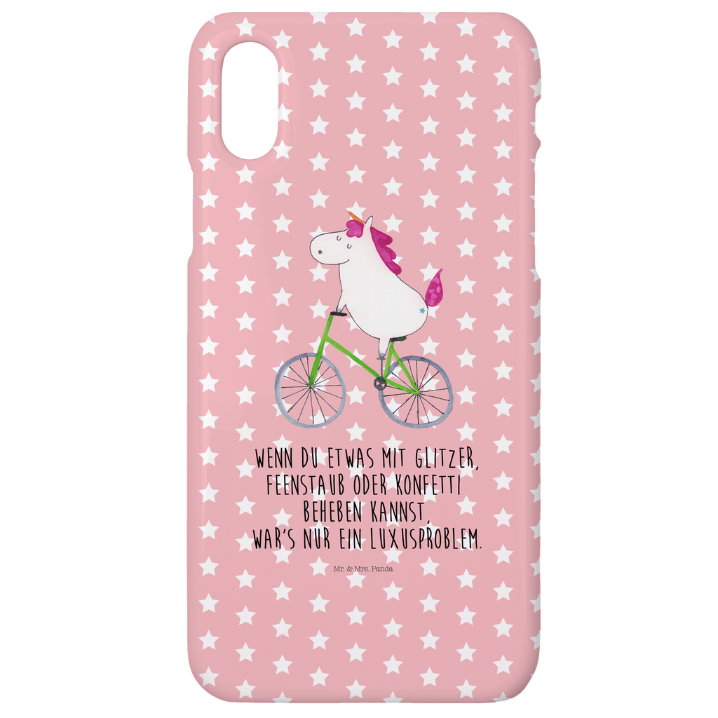 Handyhülle Einhorn Radfahrer Handyhülle, Handycover, Cover, Handy, Hülle, Iphone 10, Iphone X, Einhorn, Einhörner, Einhorn Deko, Pegasus, Unicorn, Radfahren, Radfahrer, Rad, Bike, Feenstaub, Konfetti, Luxusproblem, Kummer, Liebeskummer