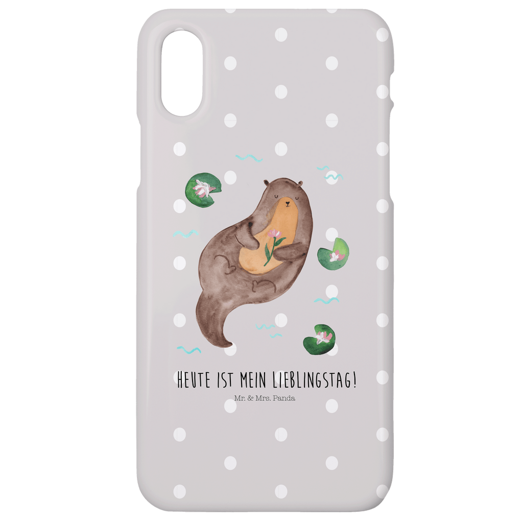 Handyhülle Otter Seerose Handyhülle, Handycover, Cover, Handy, Hülle, Iphone 10, Iphone X, Otter, Fischotter, Seeotter, Otter Seeotter See Otter