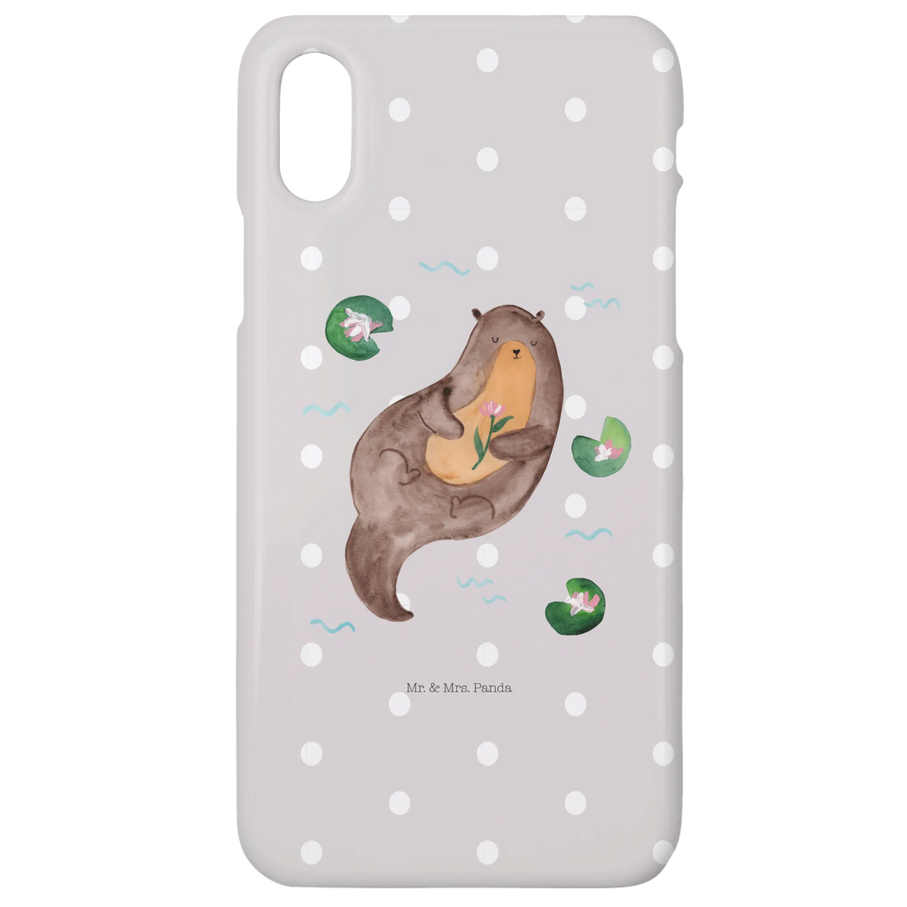 Handyhülle Otter Seerose Handyhülle, Handycover, Cover, Handy, Hülle, Iphone 10, Iphone X, Otter, Fischotter, Seeotter, Otter Seeotter See Otter