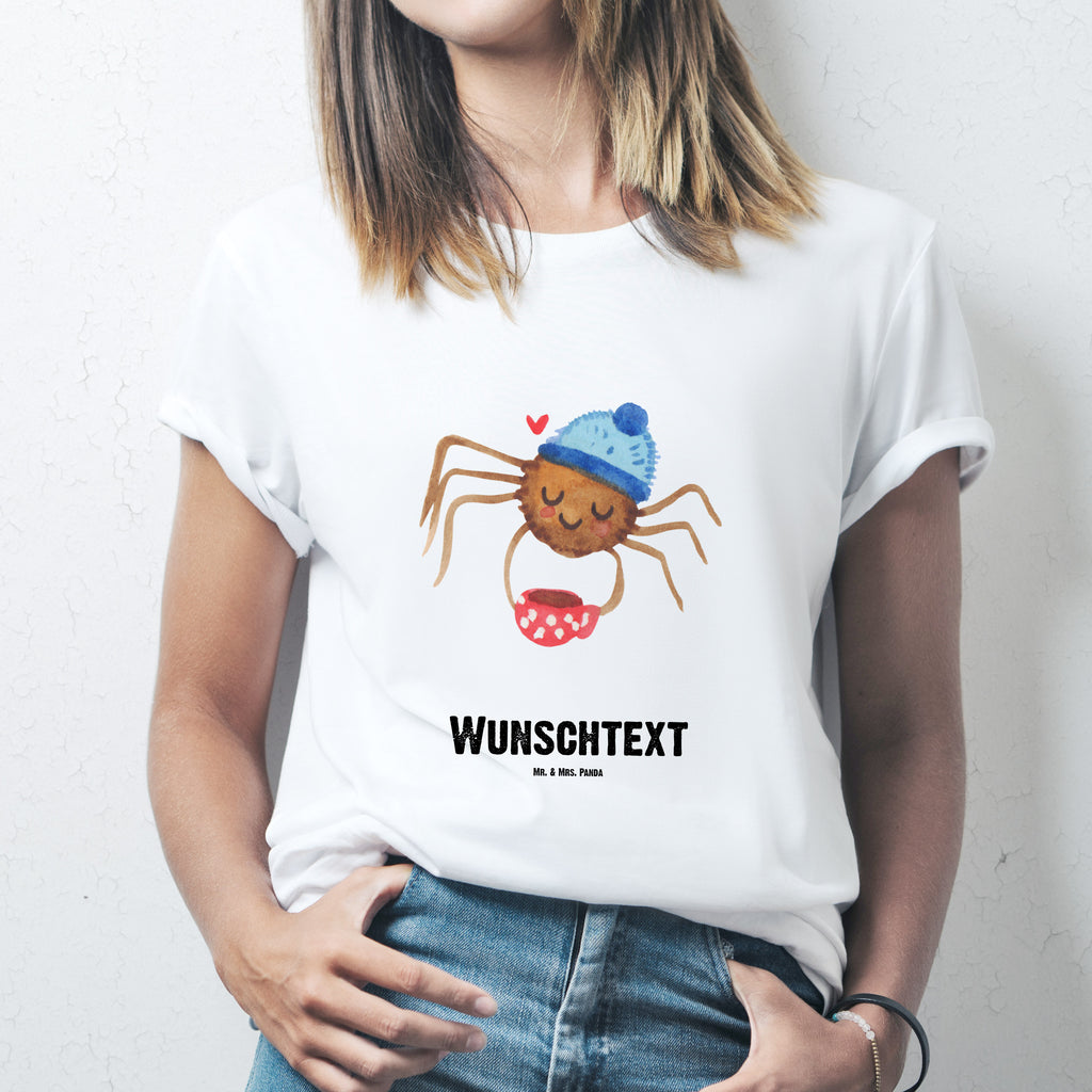 Personalisiertes T-Shirt Spinne Agathe Kaffee T-Shirt Personalisiert, T-Shirt mit Namen, T-Shirt mit Aufruck, Männer, Frauen, Spinne Agathe, Spinne, Agathe, Videos, Merchandise, Kaffee, Morgen, Morgenmuffel, Lebensweisheiten, Weiser Spruch